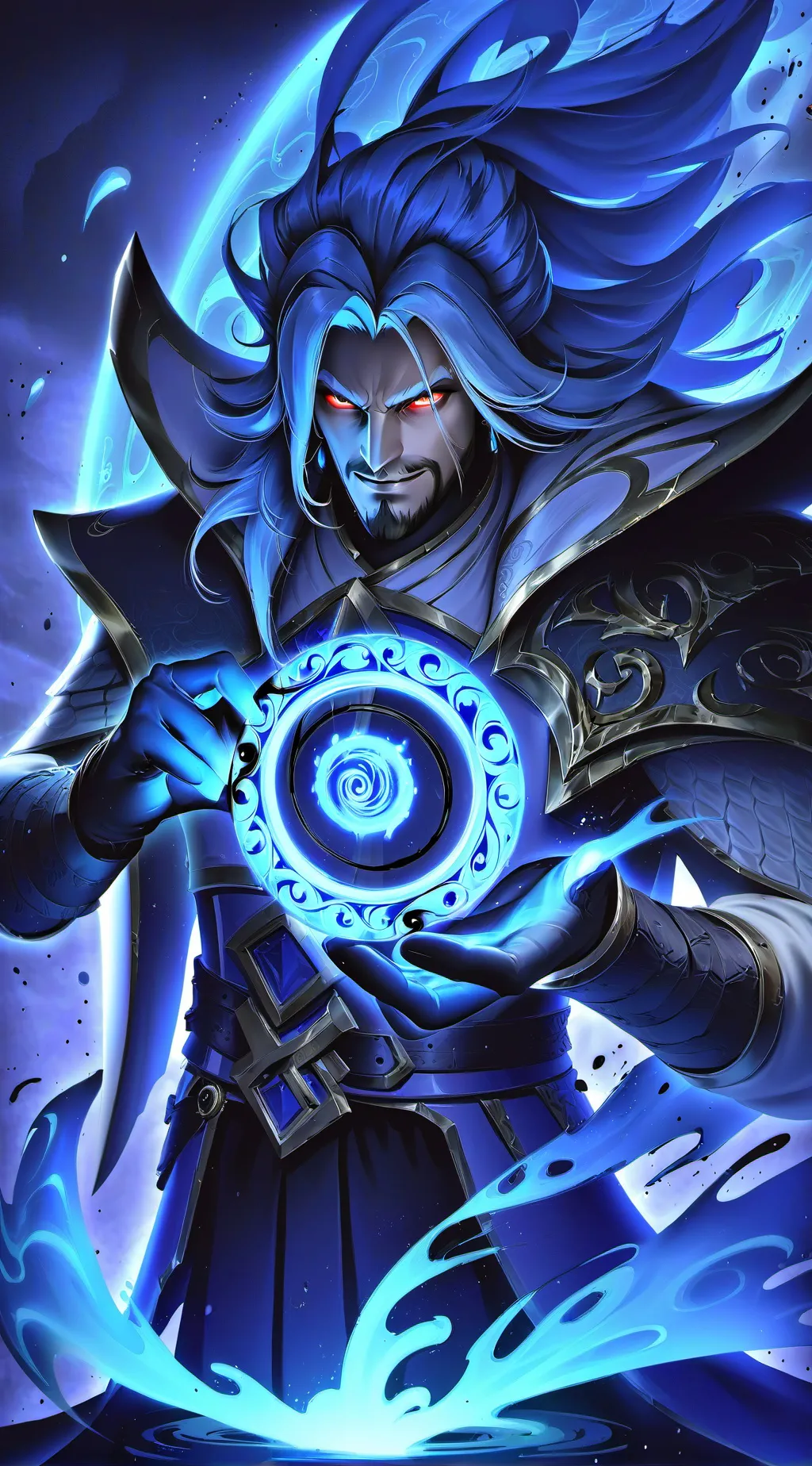 ai character: Dark kila background