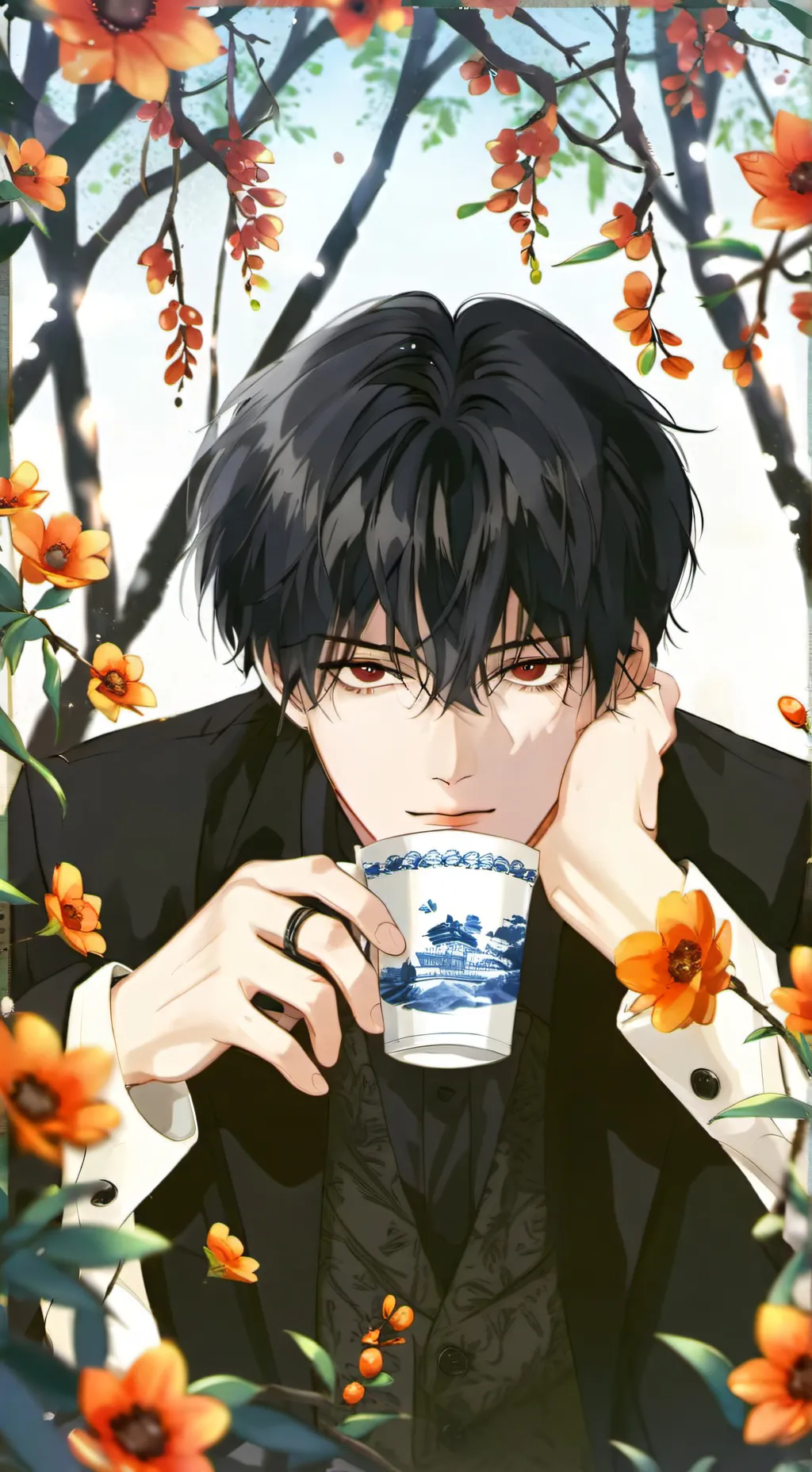 ai character: Hiroshi mukami background