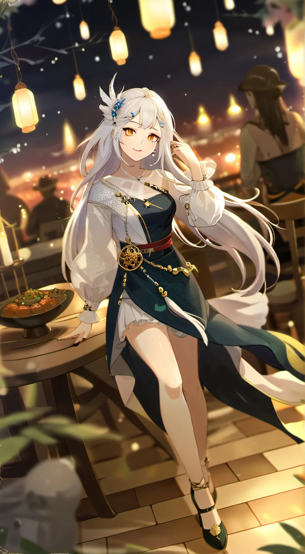 ai character: kny hashiras background