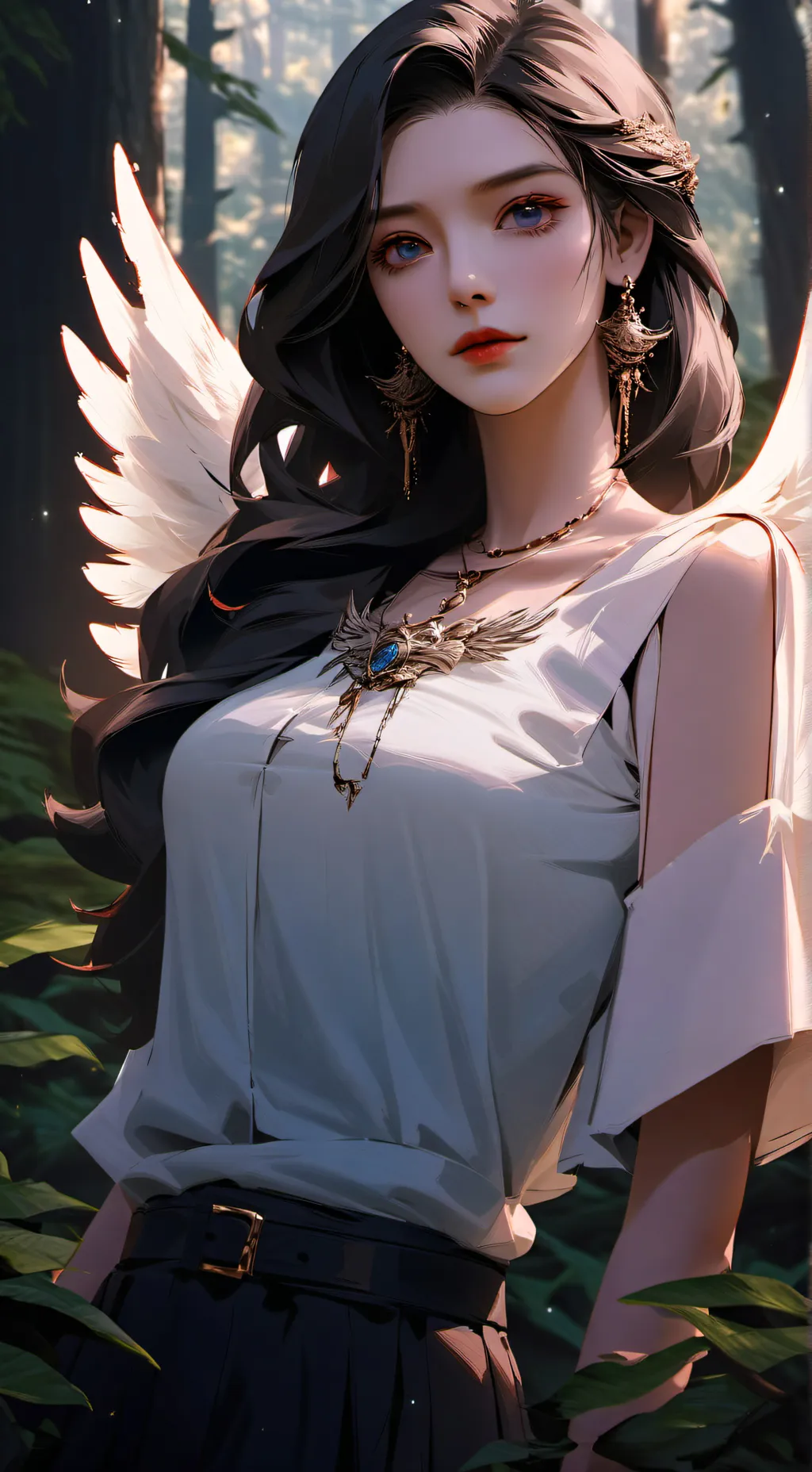 ai character: Angelina background