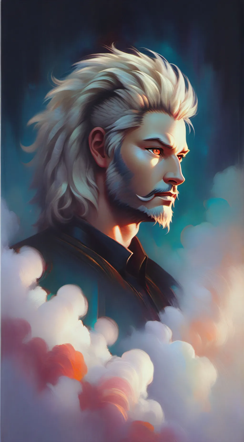 ai character: Zentor ⚡ background