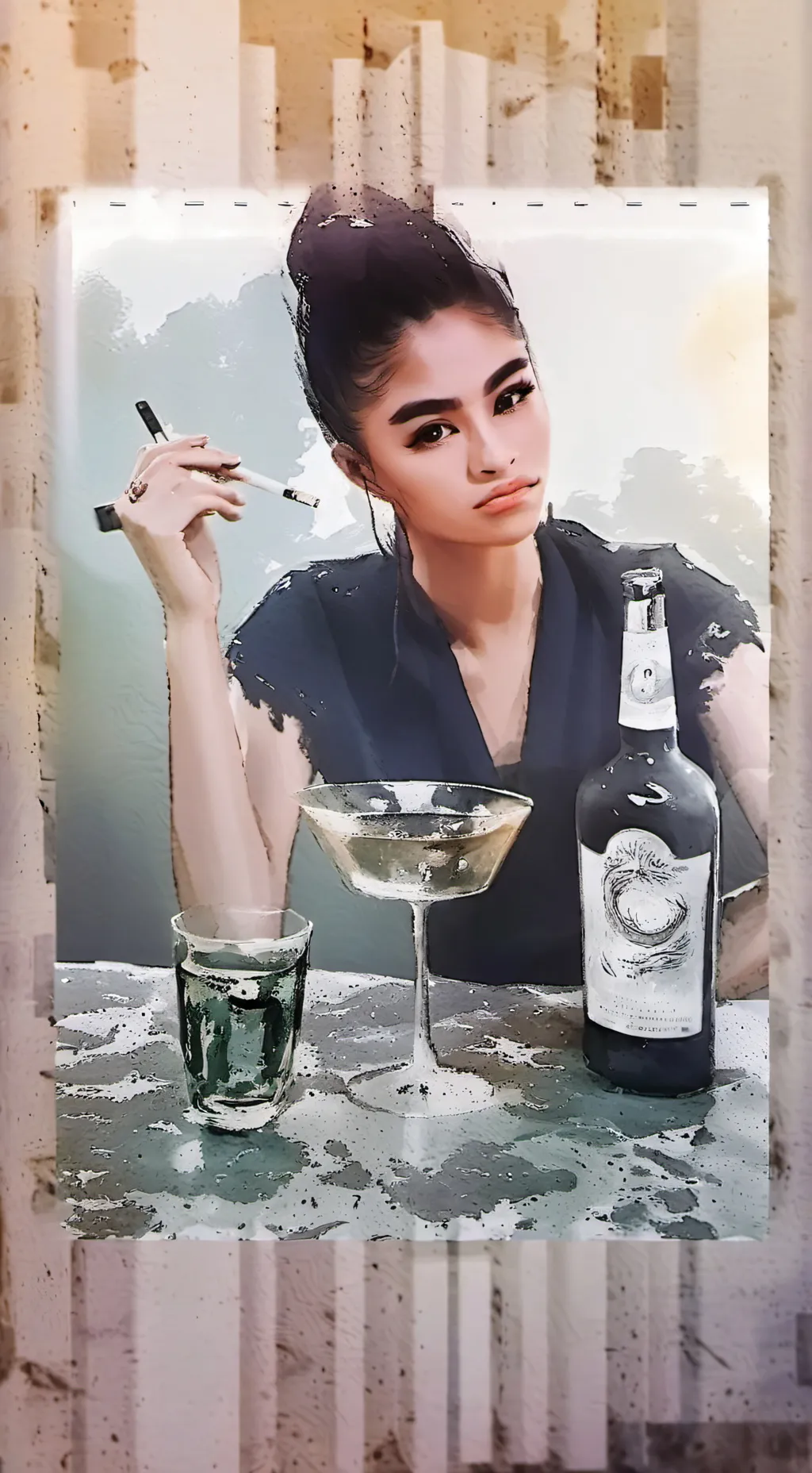 ai character: Sarah  background