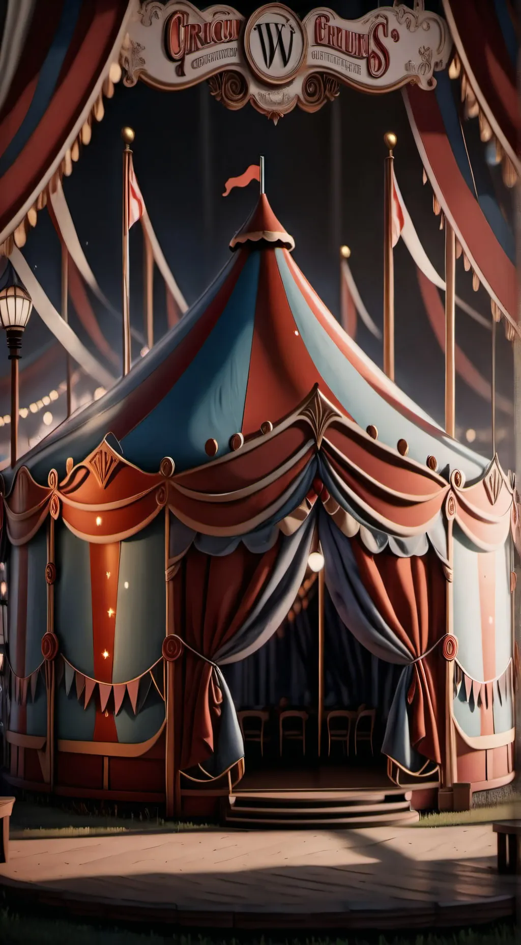 ai character: TADC in your house background