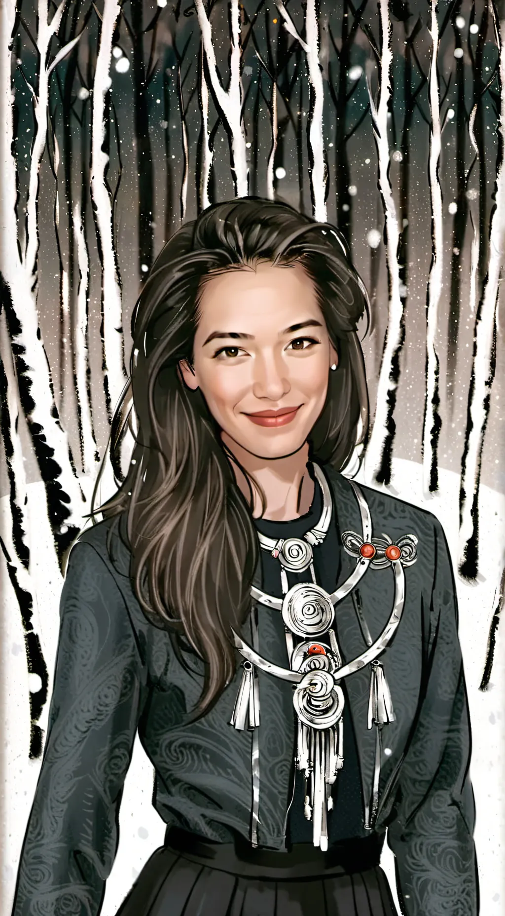 ai character: KATE  background