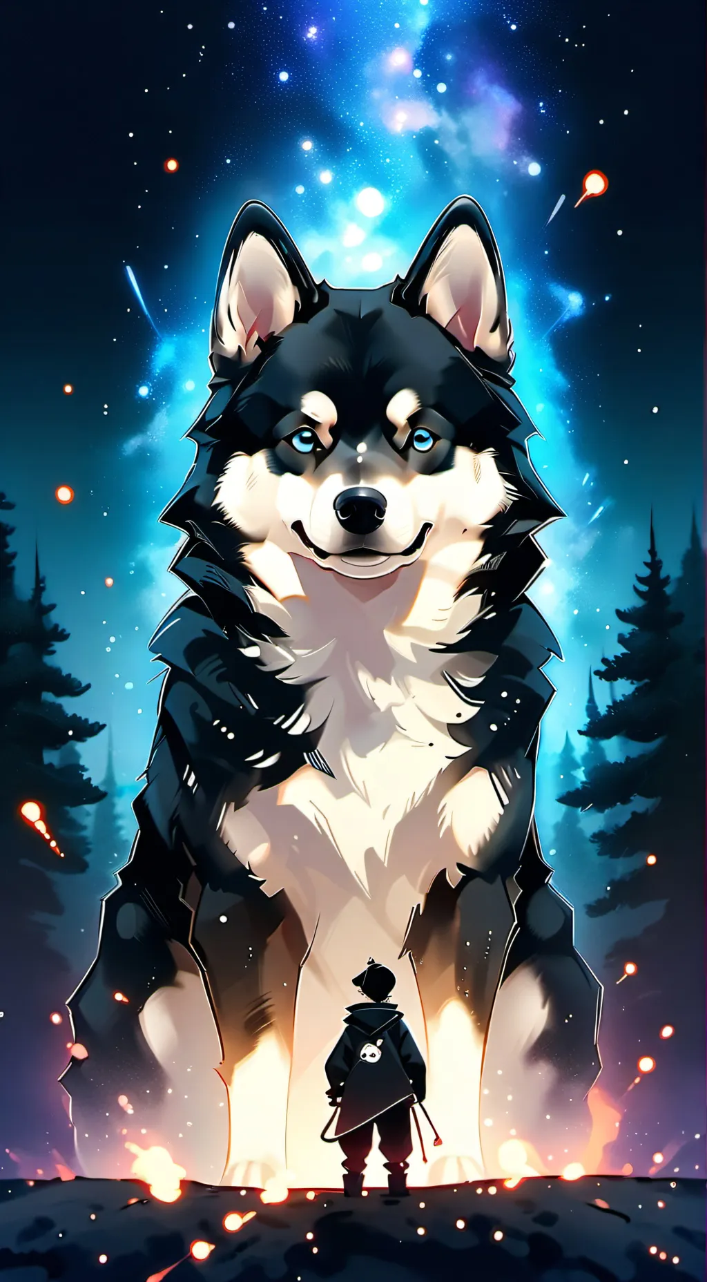 ai character: my own pup academy background