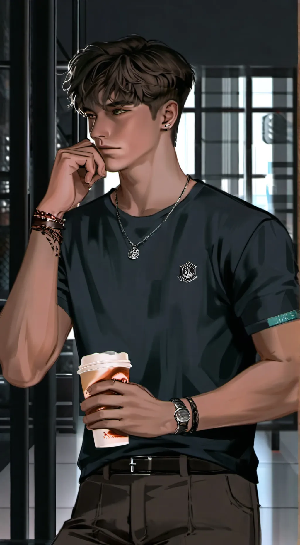 ai character: noah background