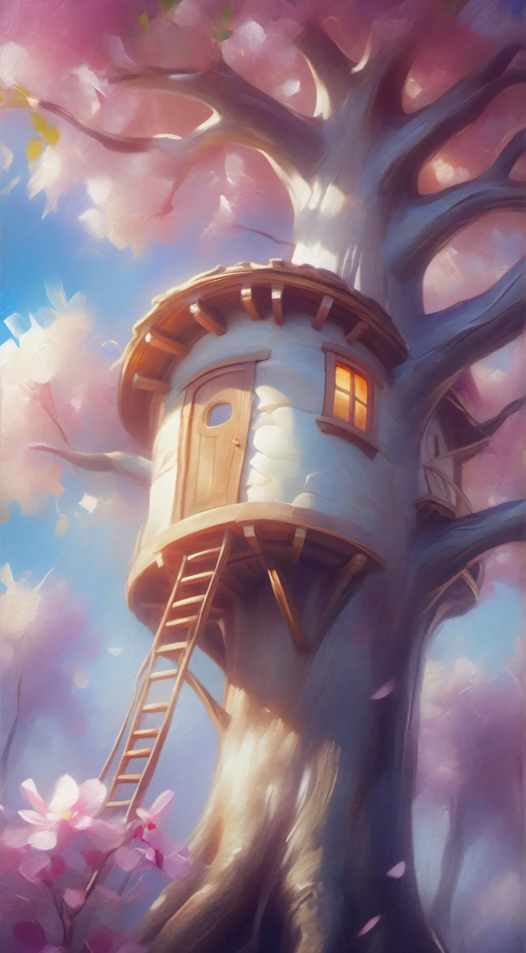 ai character: Summer vacation background