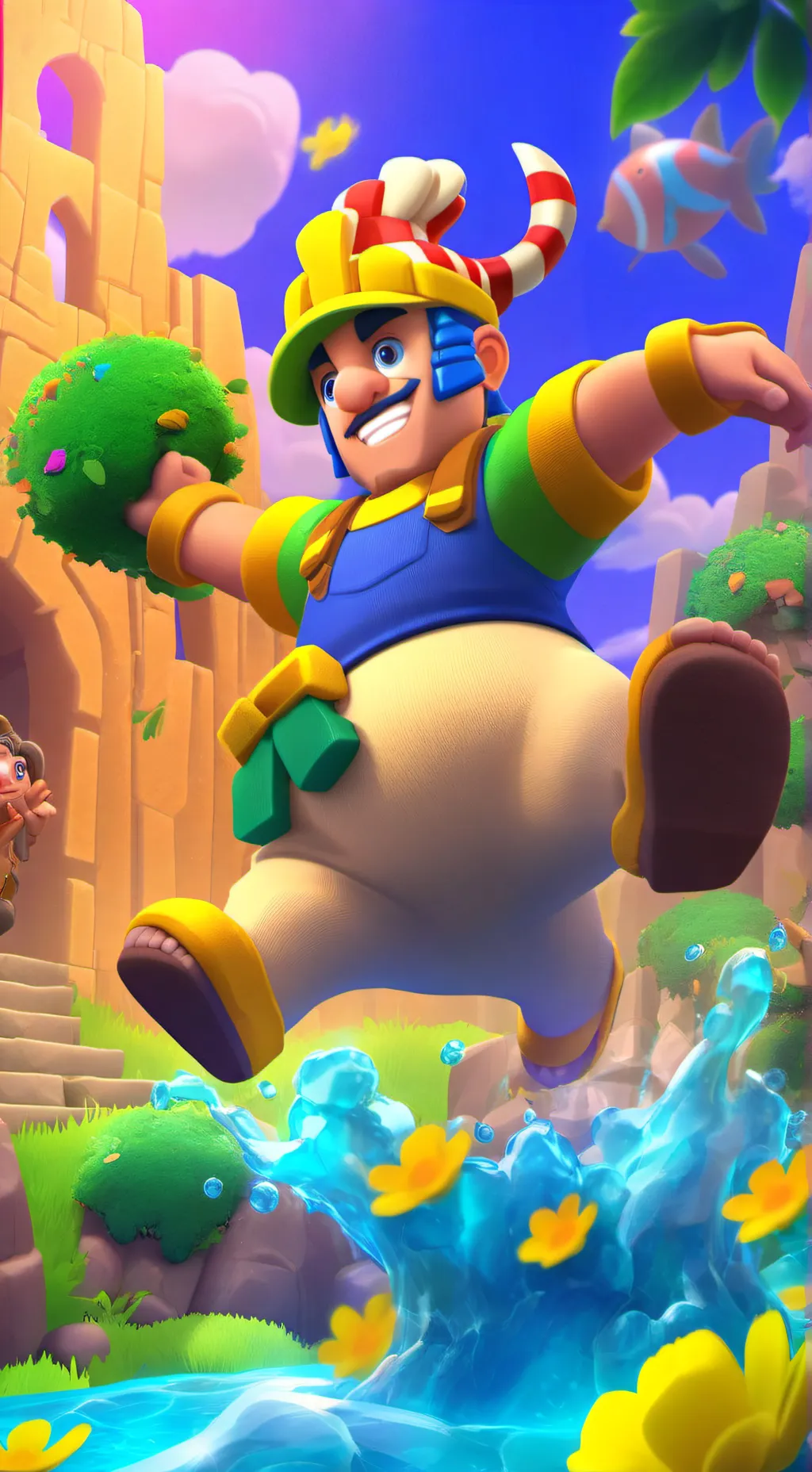 ai character: garnold background