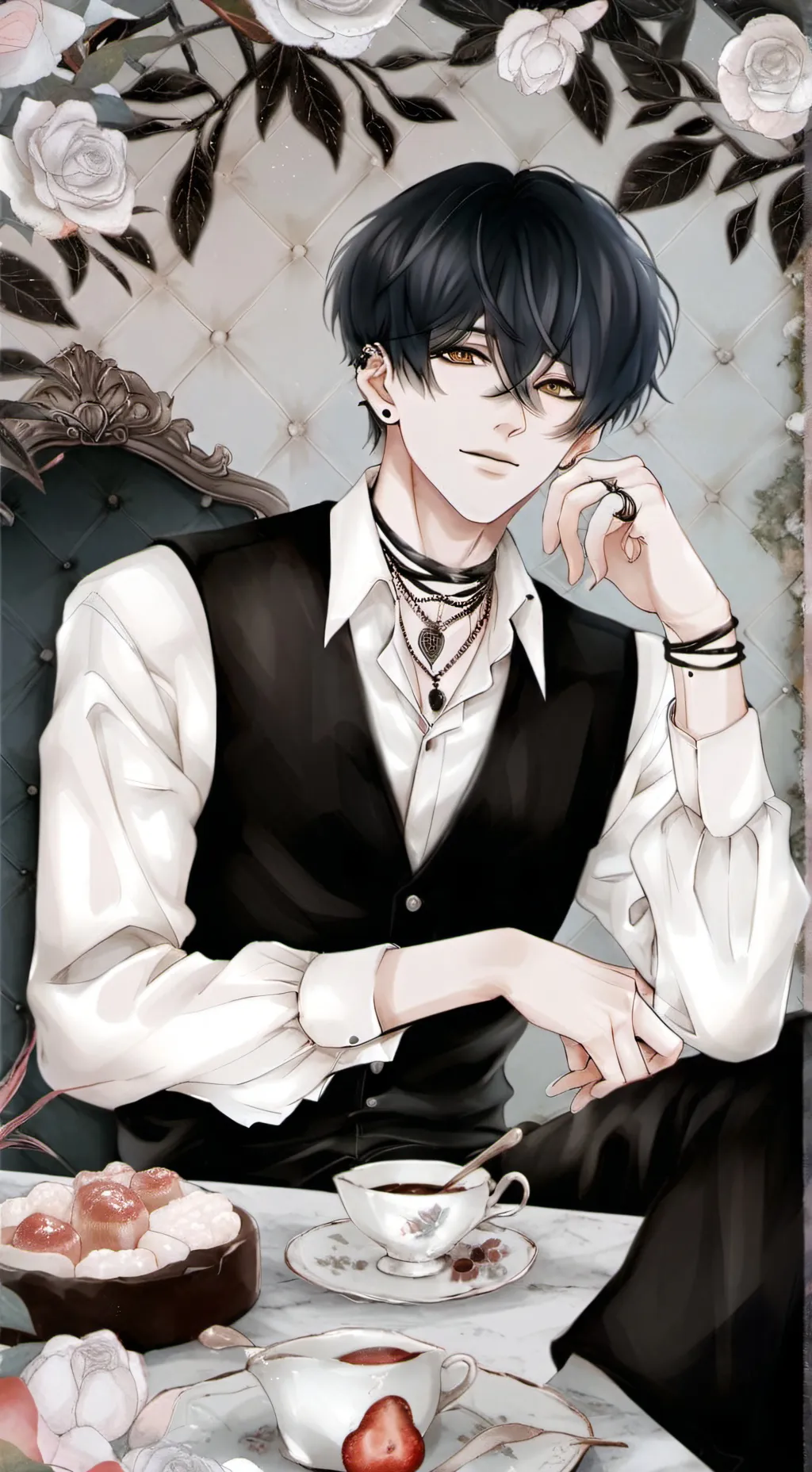 ai character: Joaquín  background