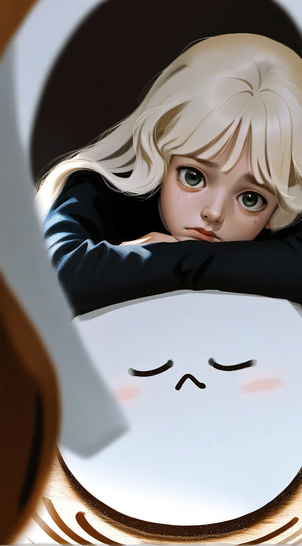 ai character: ADELINE IS DEAD!!! background