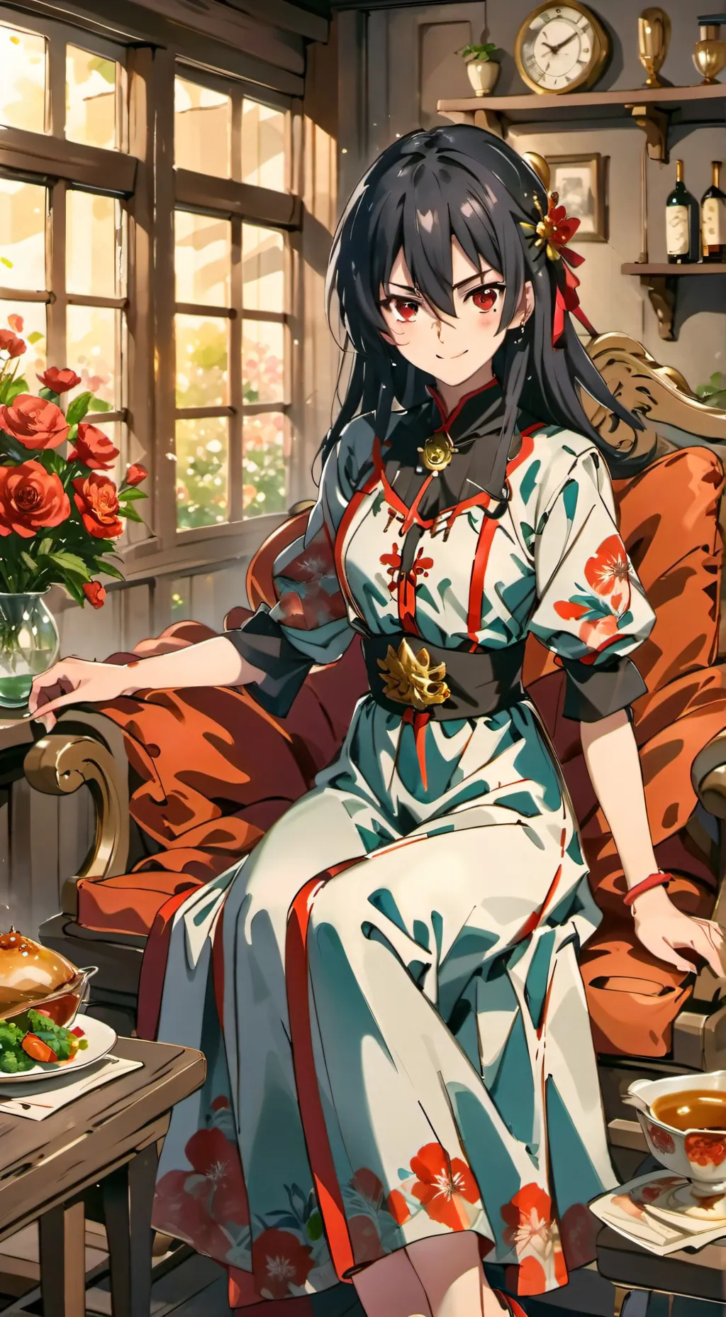 ai character: sofia😇❤️ background