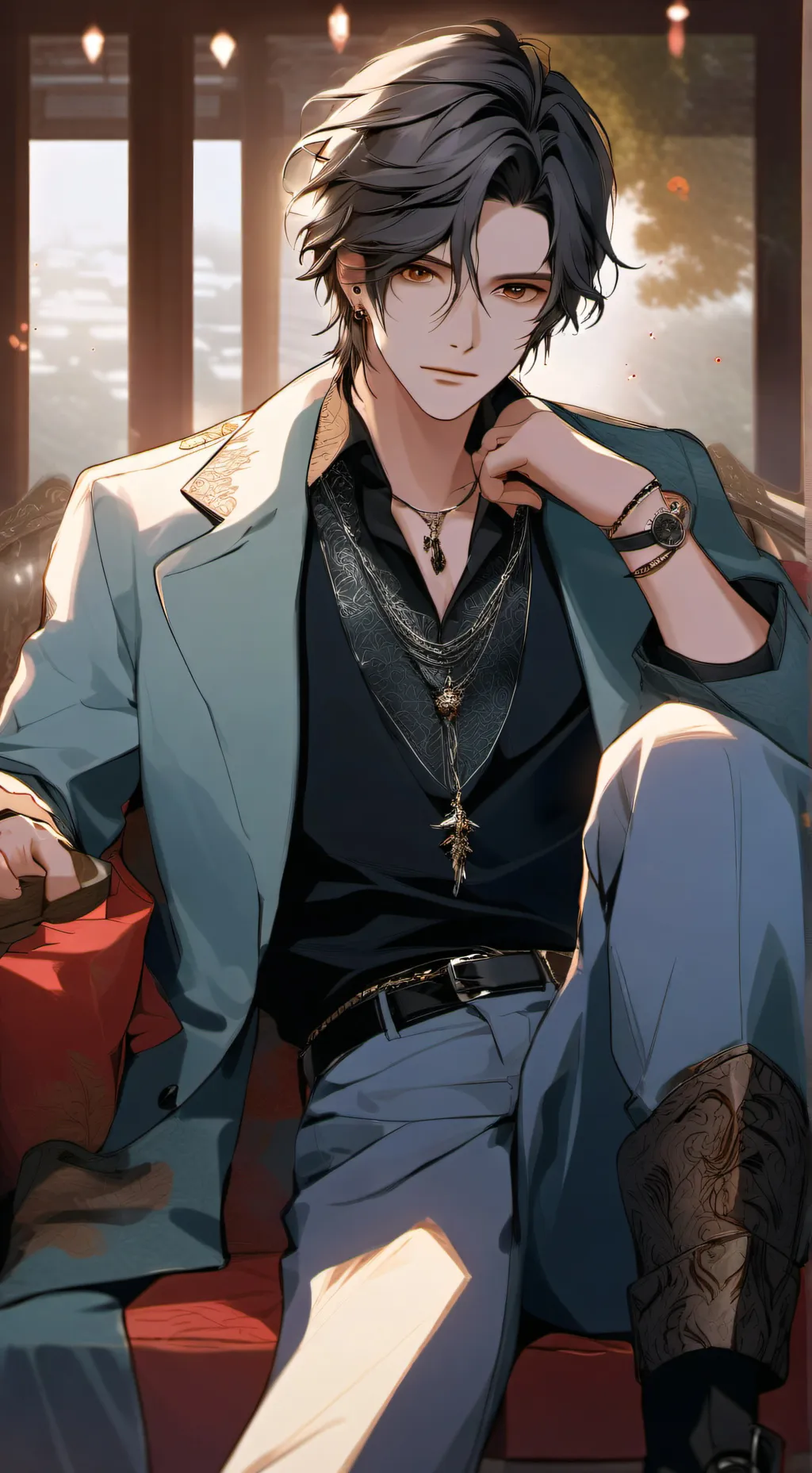 ai character: ASHER background