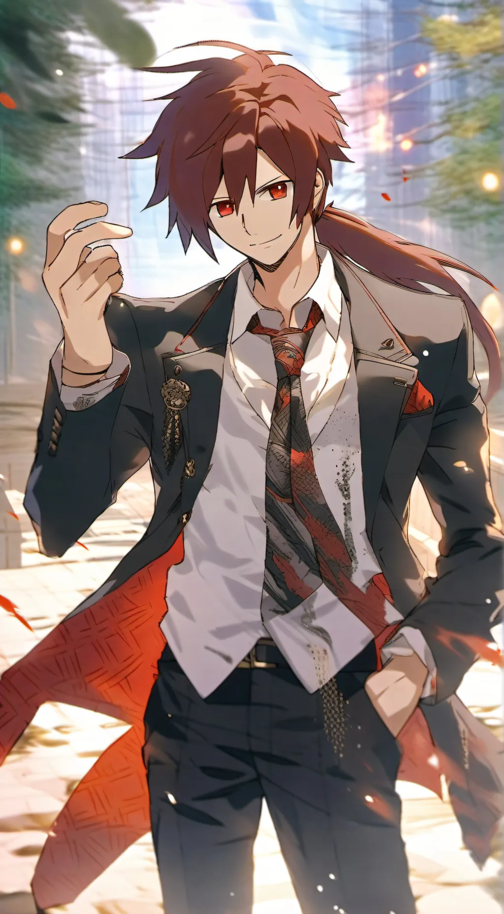 ai character: Montoya Harukawa background