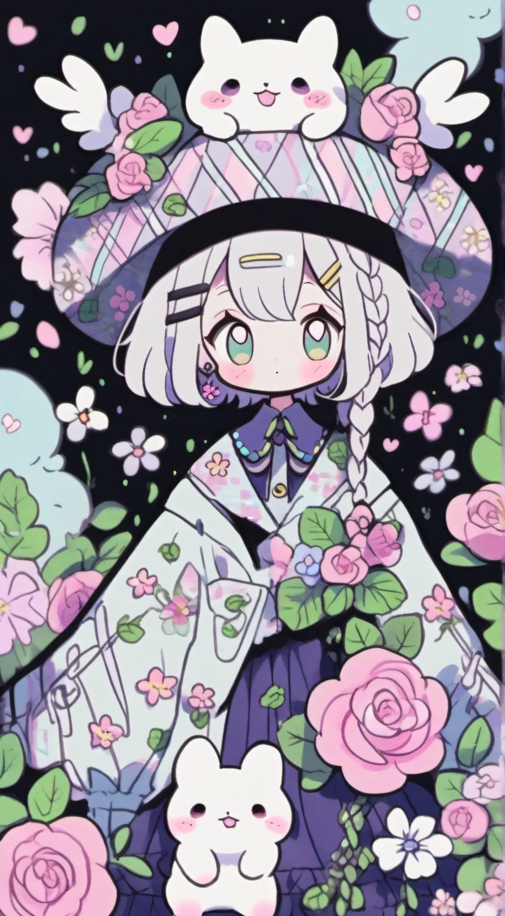 ai character: bakugo love  background