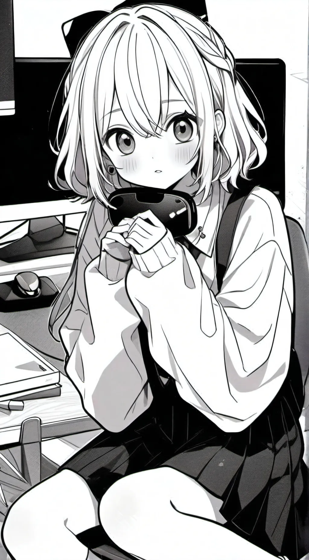 ai character: Katie  background