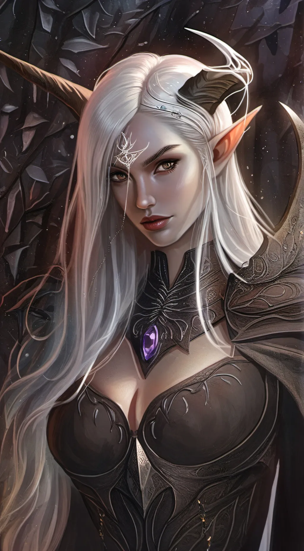 ai character: Luna background