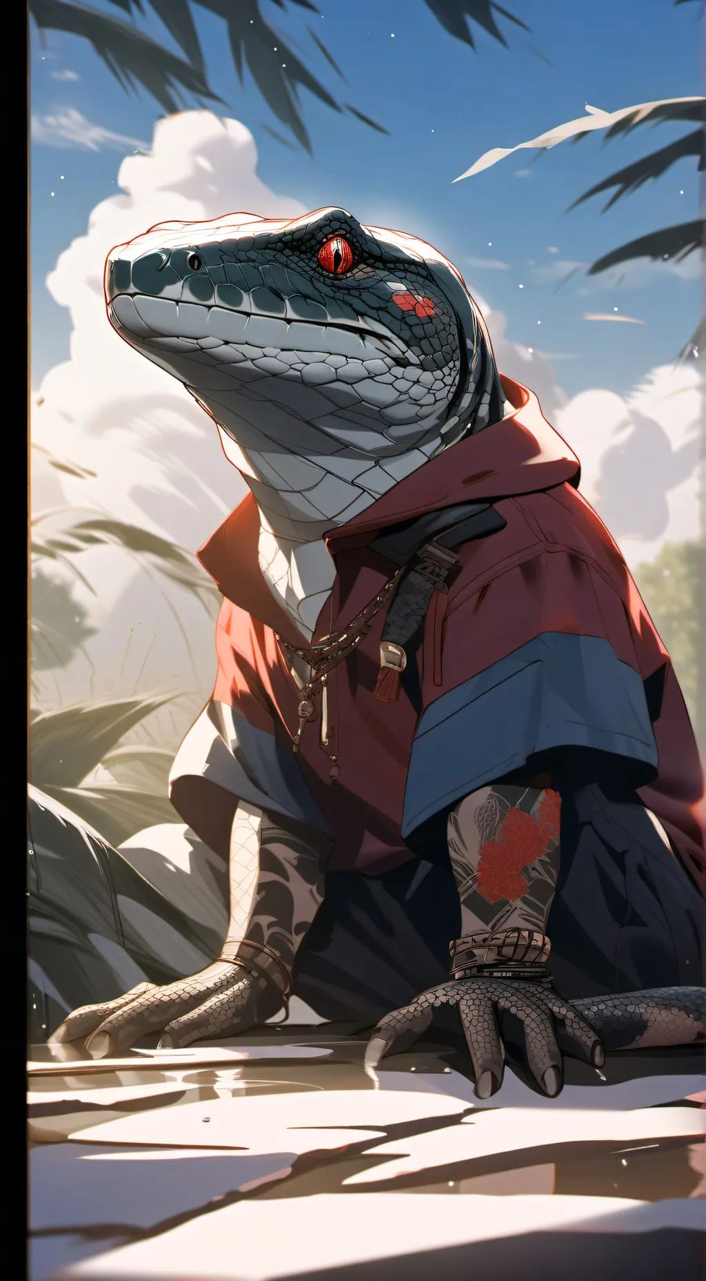 ai character: largato luf background