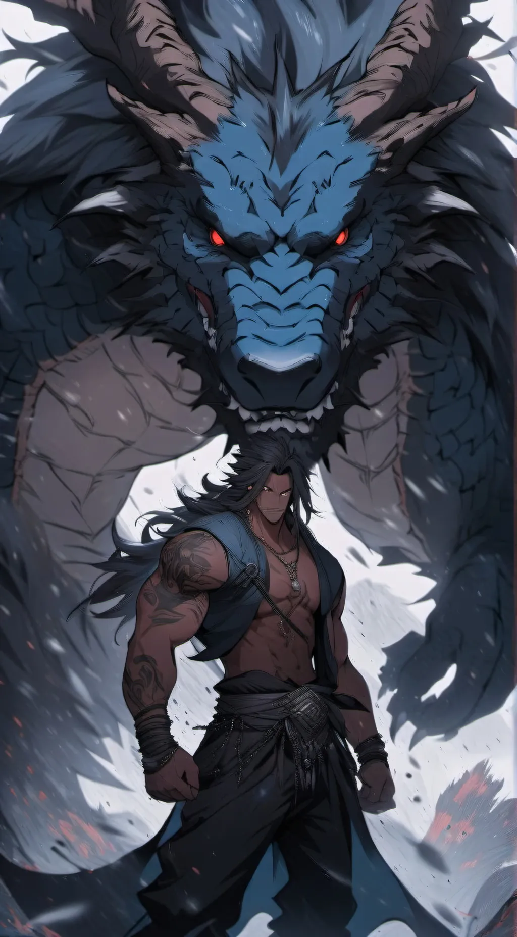 ai character: 🌊sea dragon🌊 background