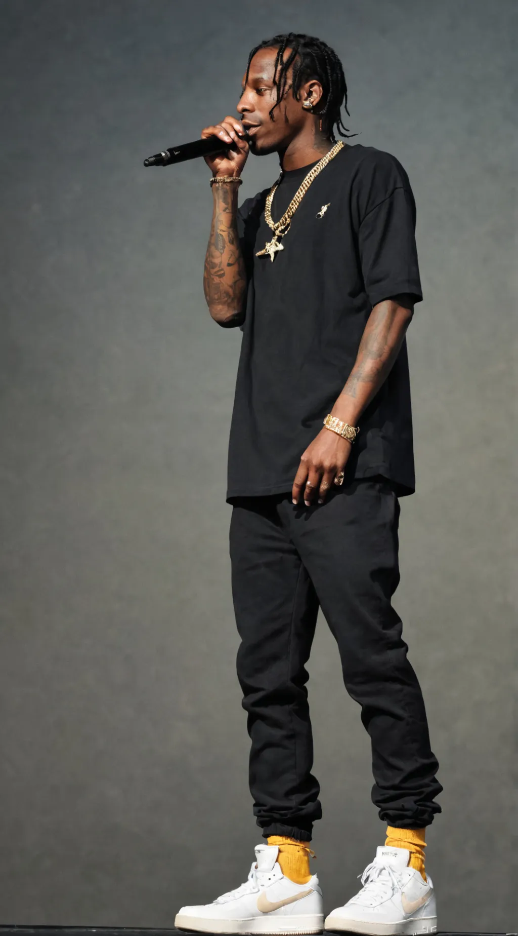 ai character: travis scott background