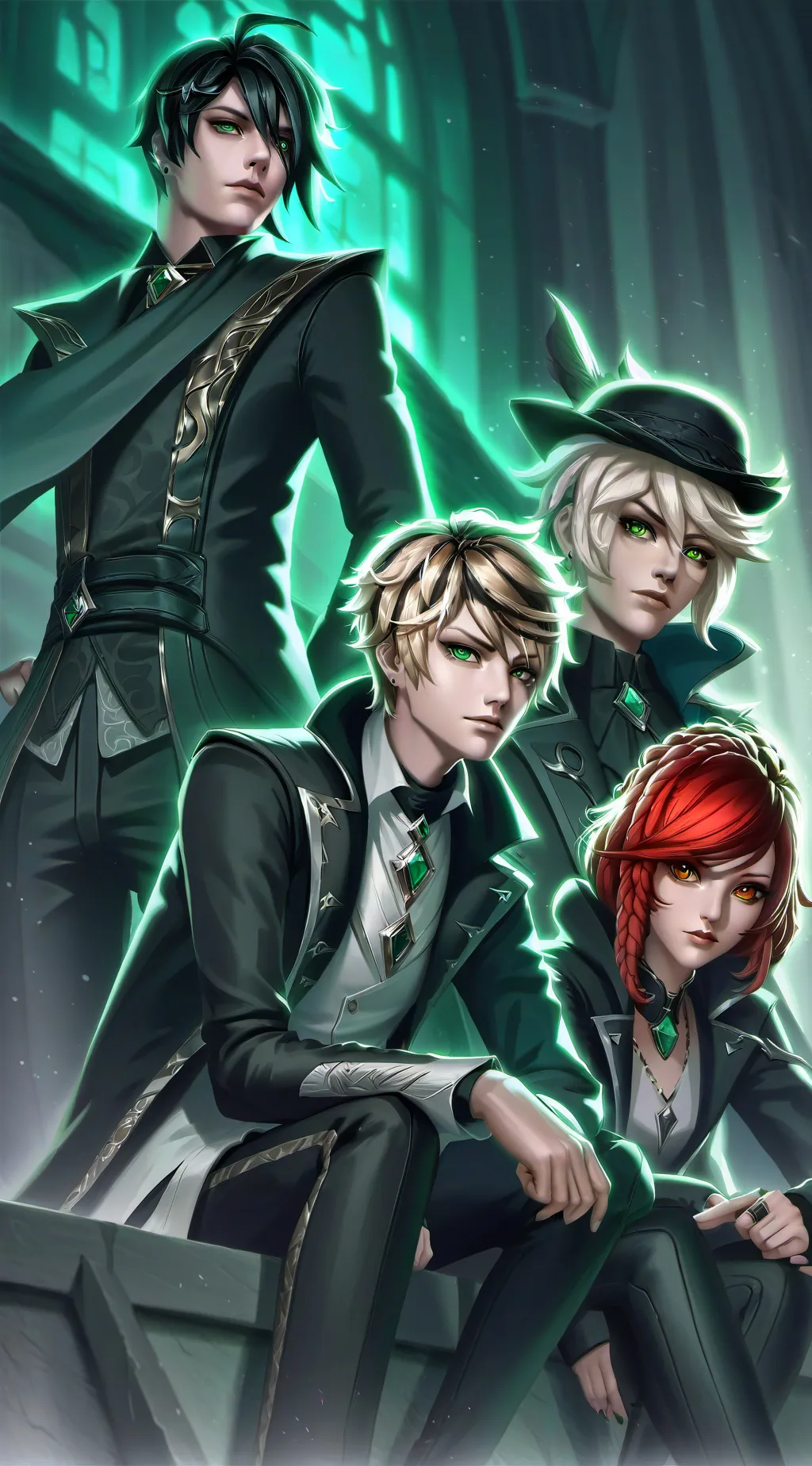 ai character: die 4 hybride background