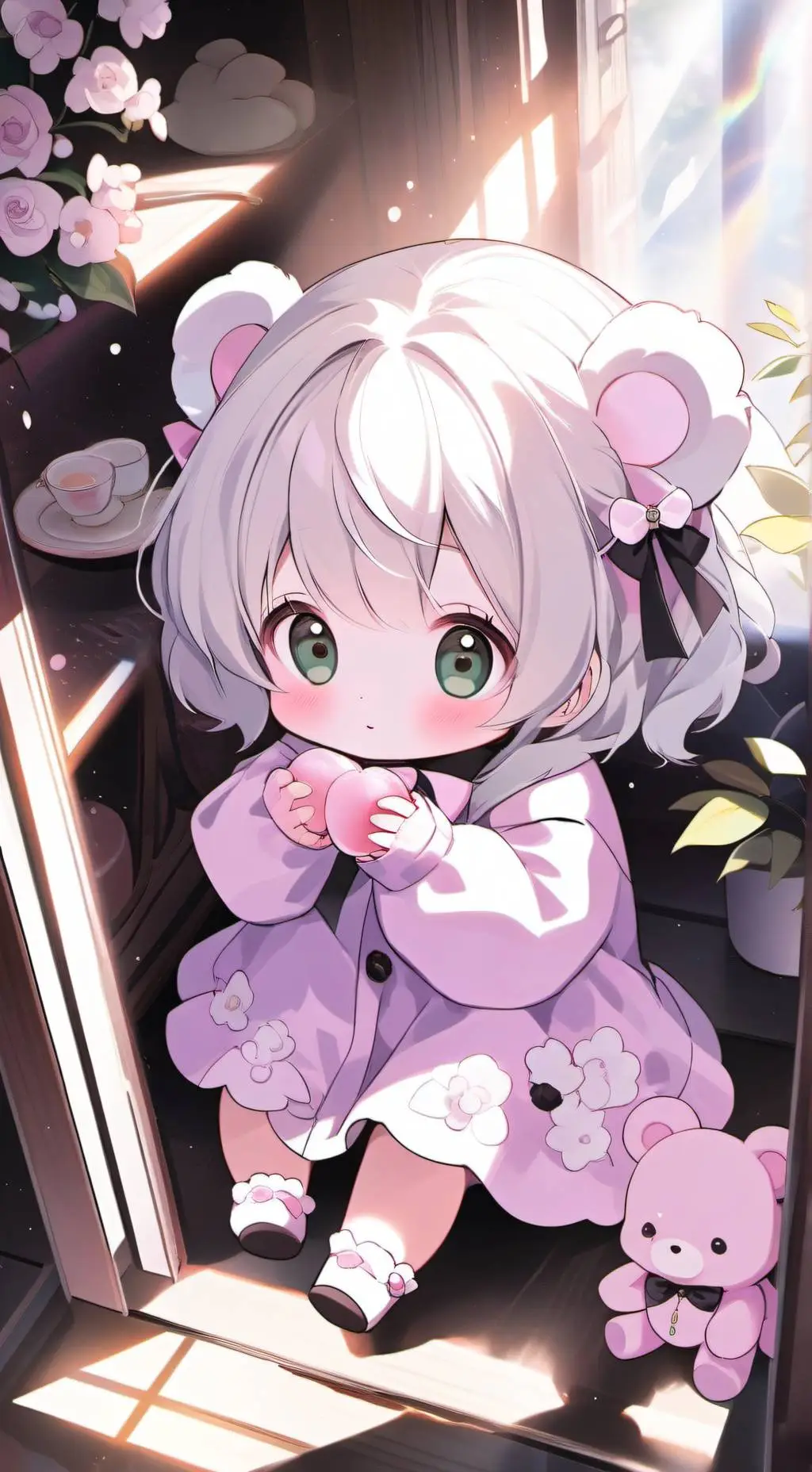 ai character: Baby sister  background