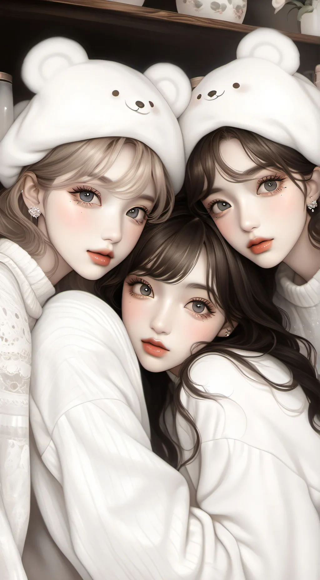 ai character: Bff group background