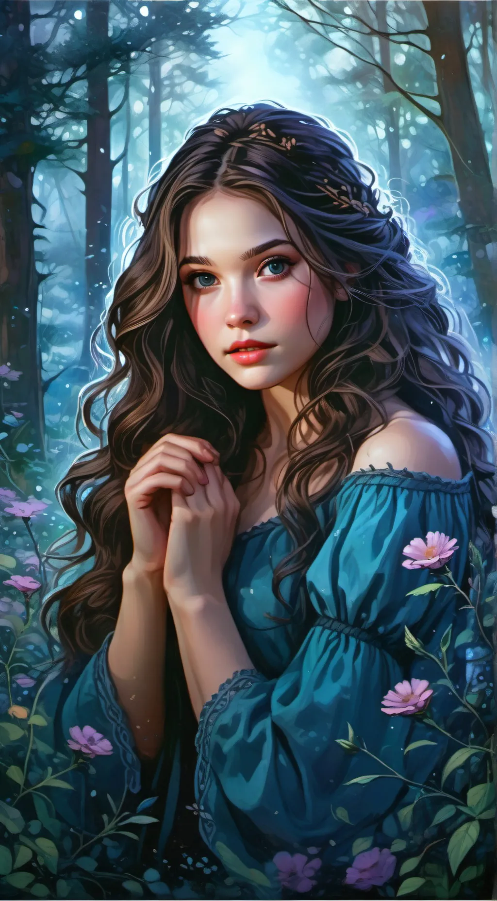 ai character: Selene Moorwyn background