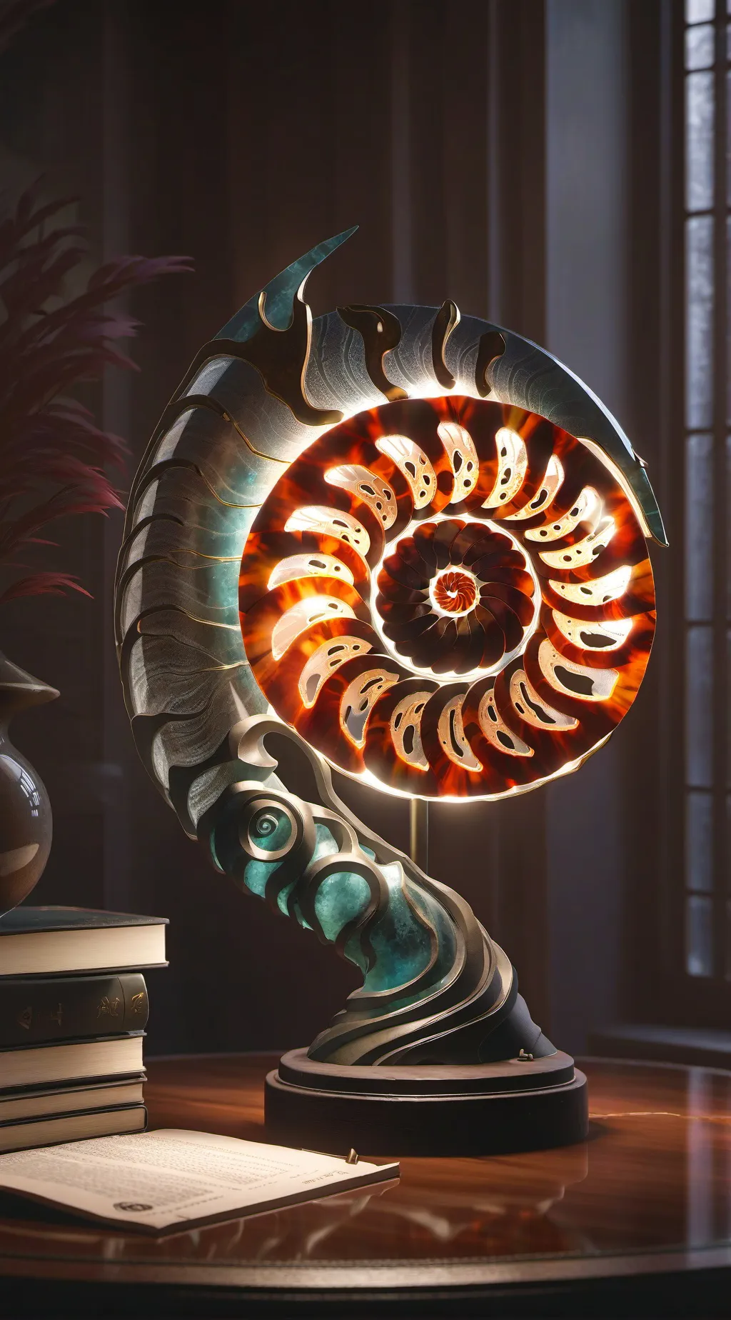 ai character: Shellevision! background