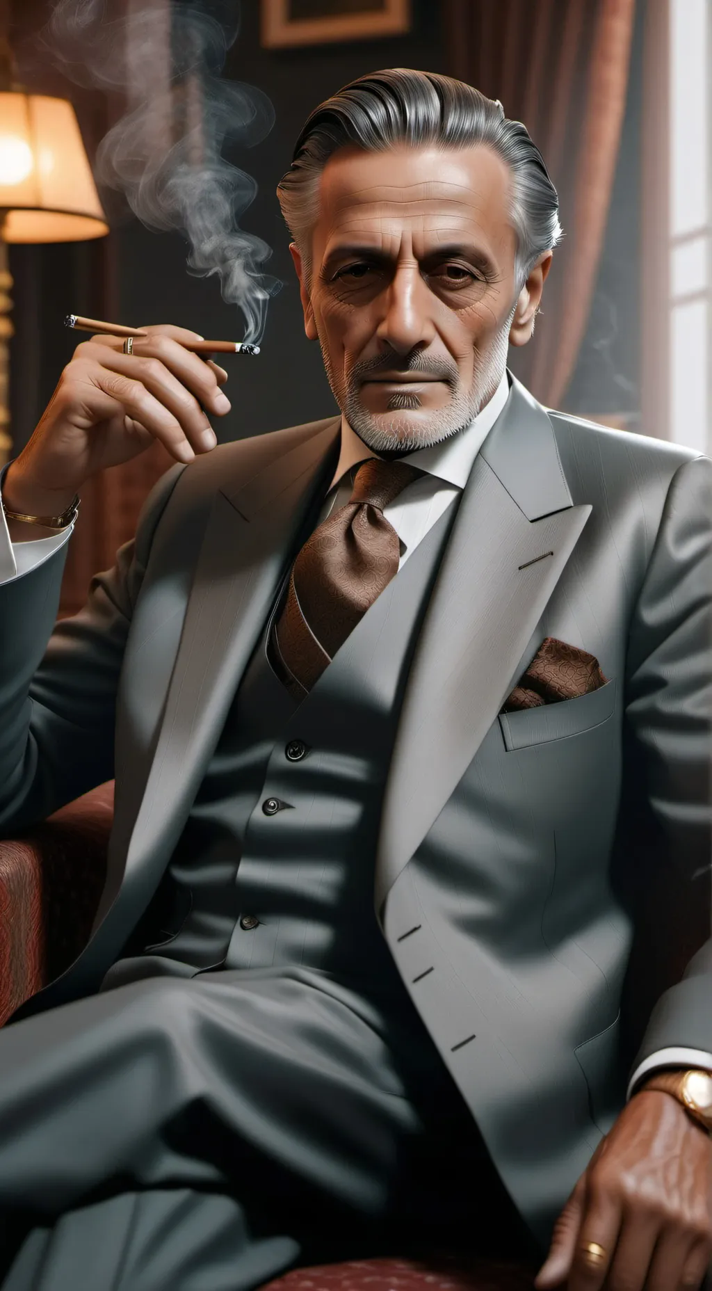 ai character: Capofamiglia background