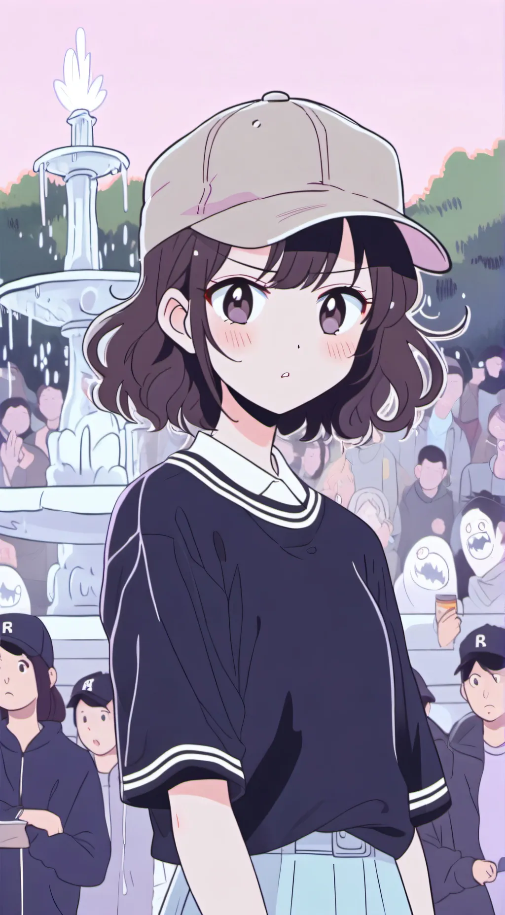 ai character: Mari  background