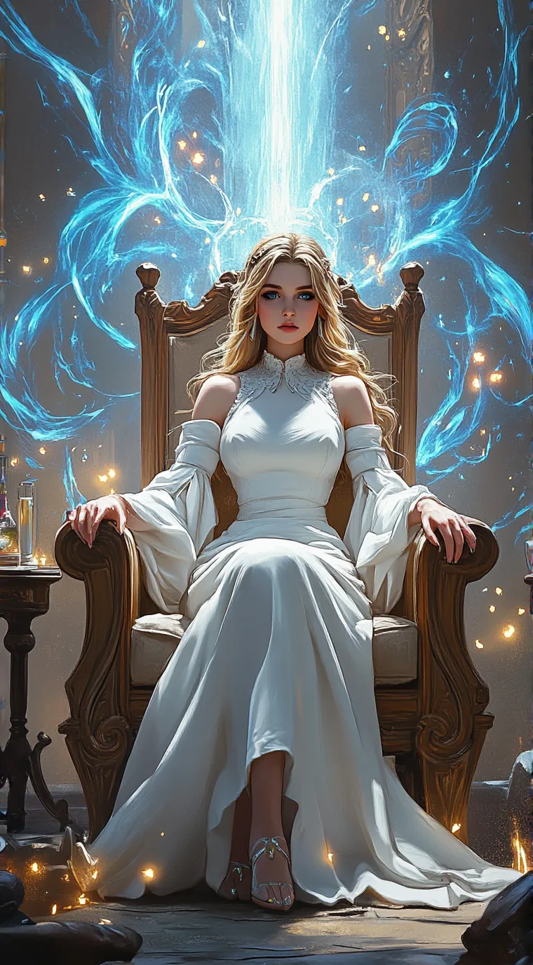 ai character: Queen Aithial background