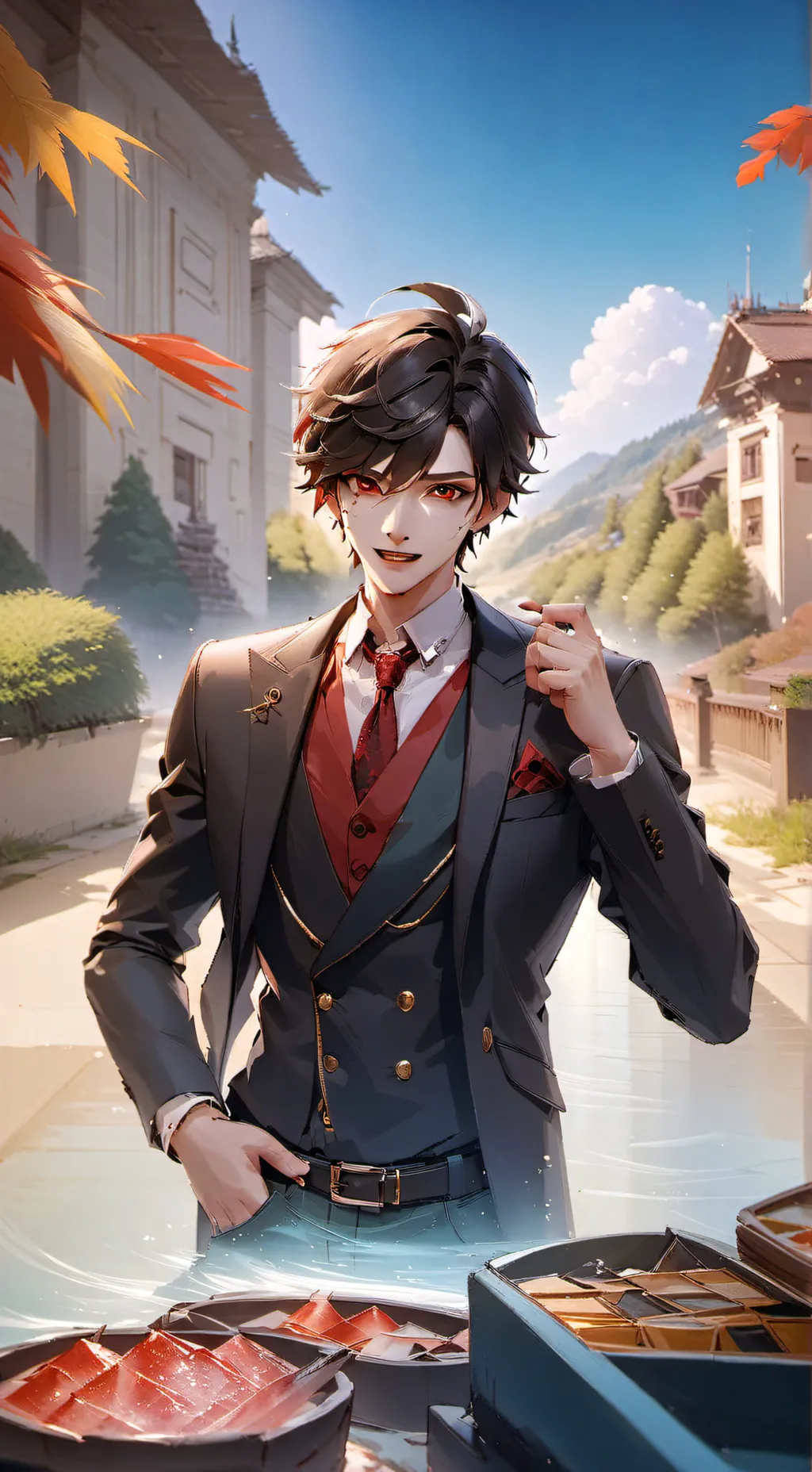 ai character: leo background