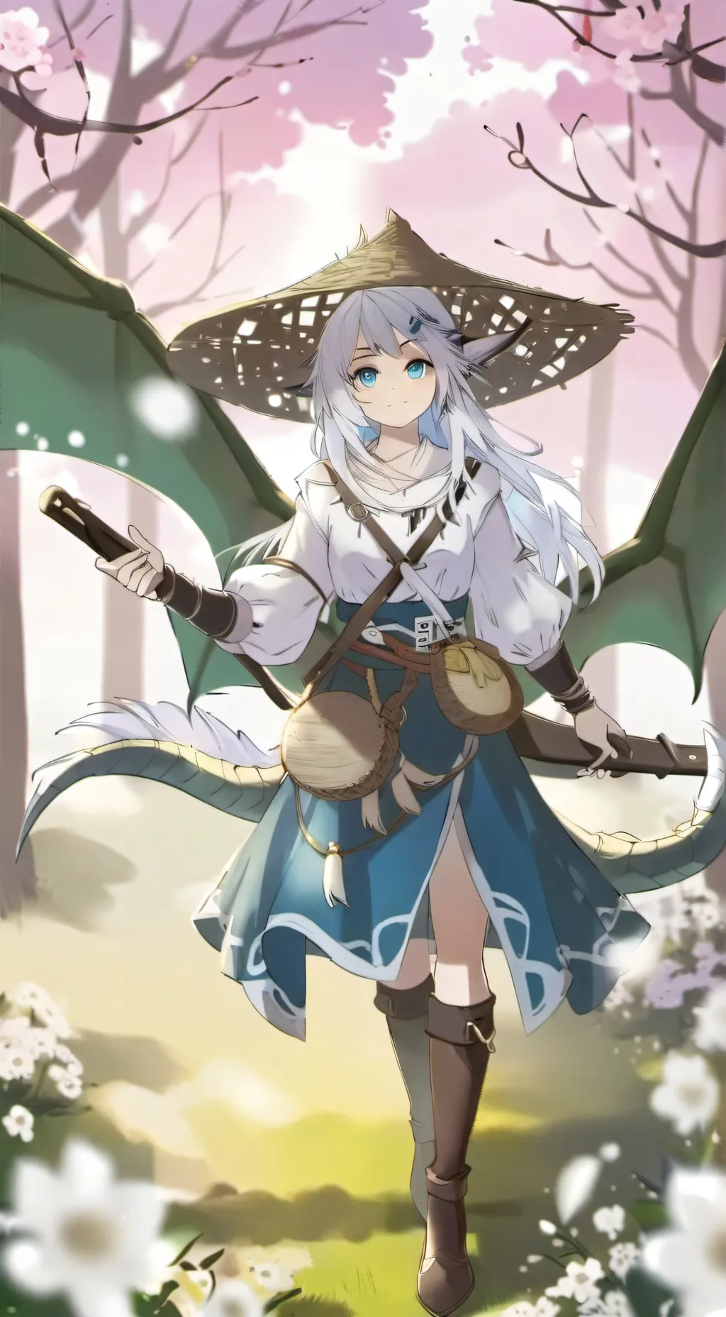 ai character: Luna background