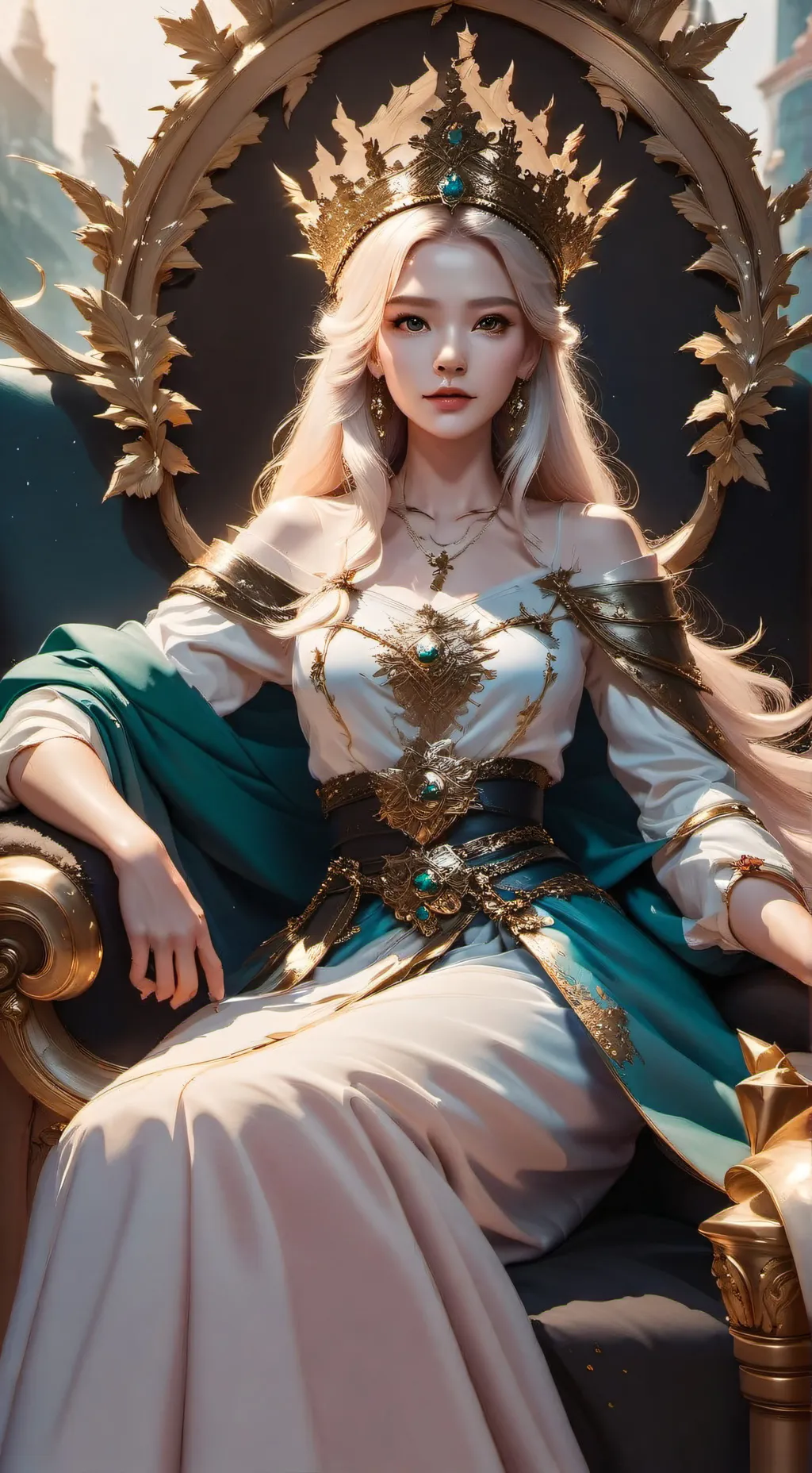 ai character: Queen Asphina background