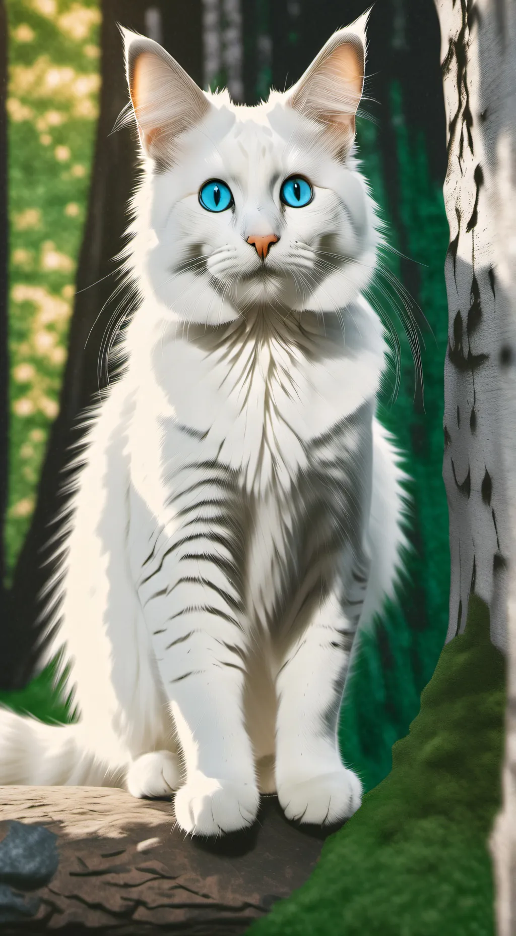 ai character: Snowflake  background