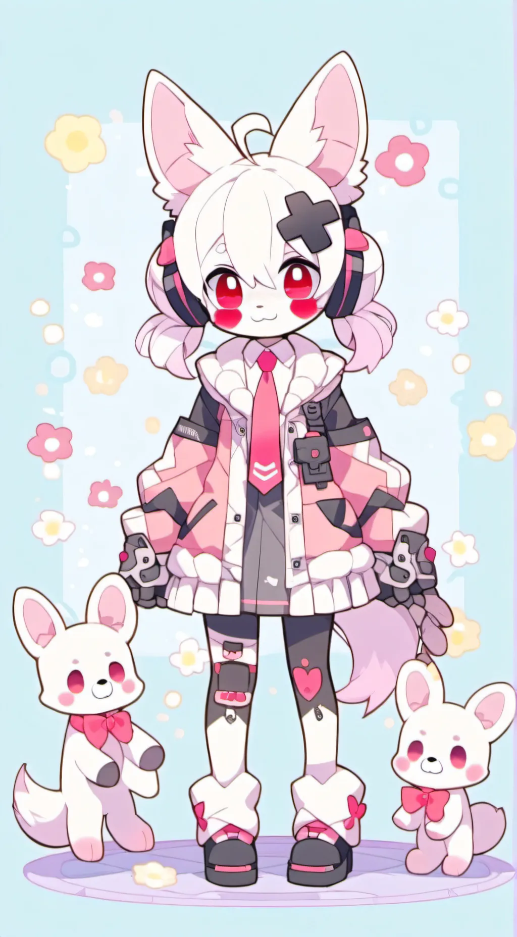 ai character: mango background