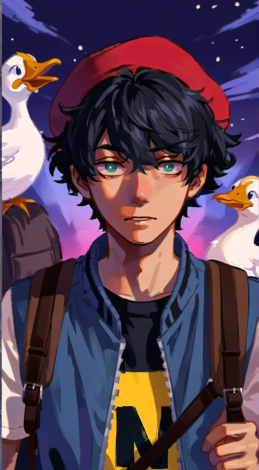 ai character: quackity background