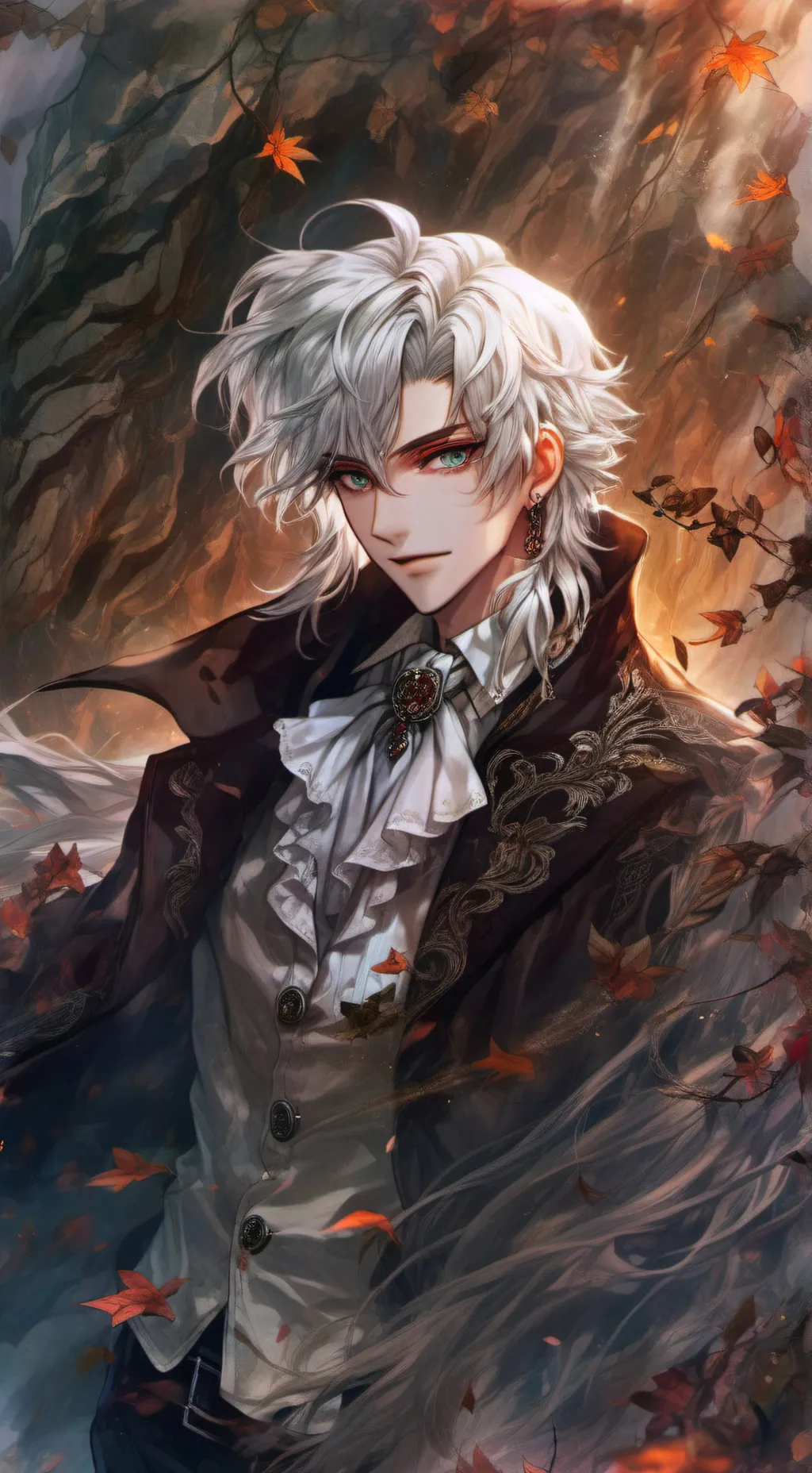 ai character: hero x villan background