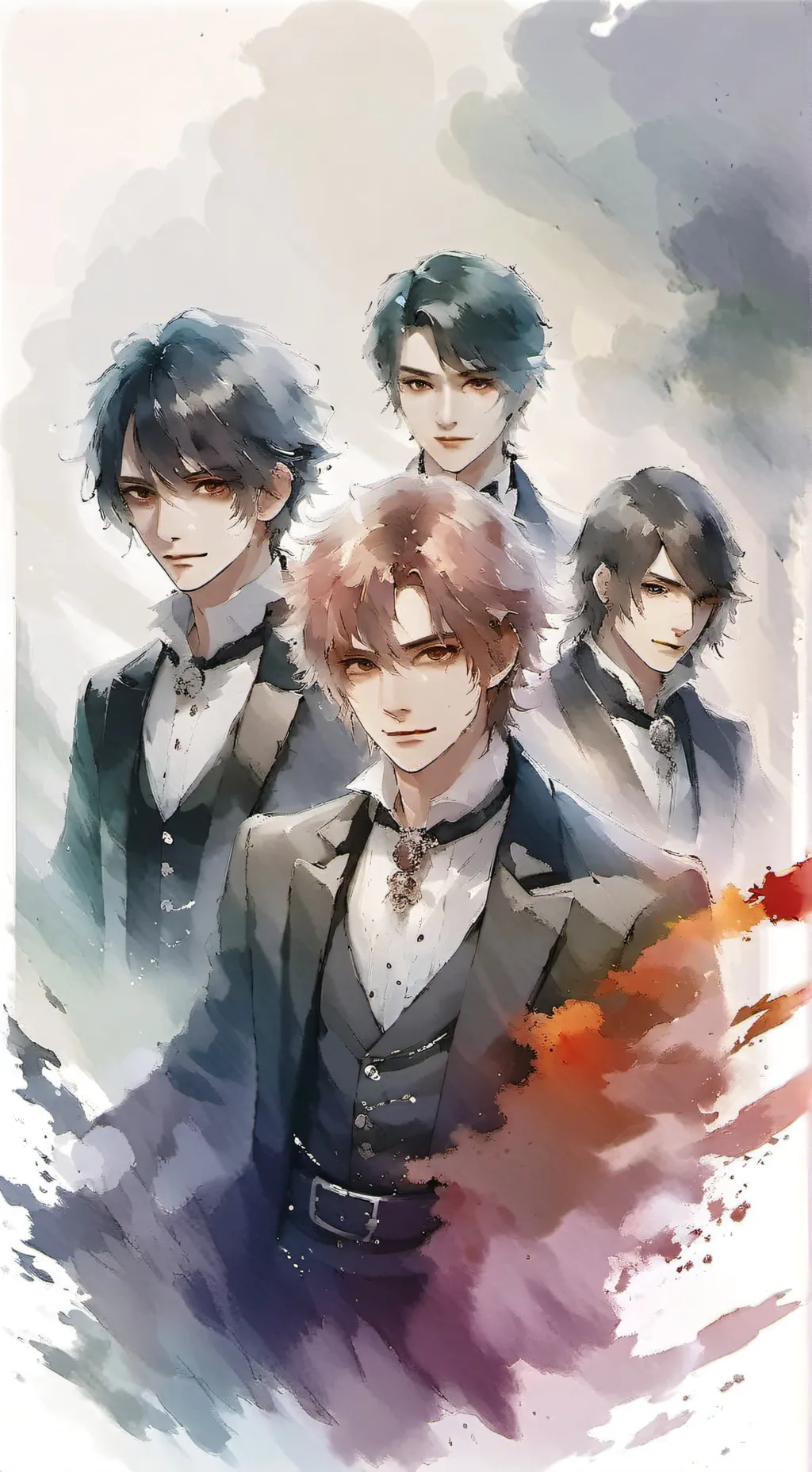 ai character: Luke Luca Landon  background