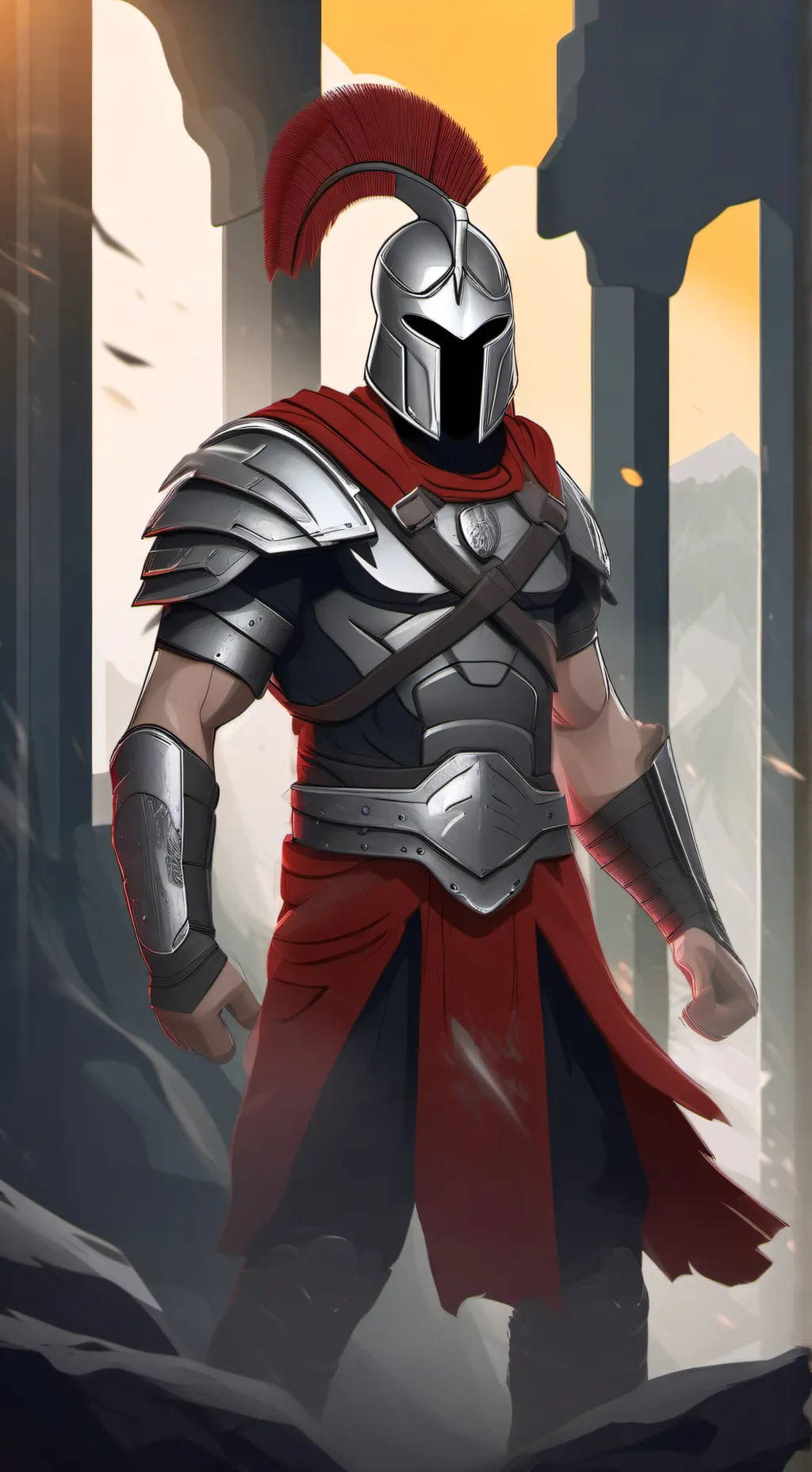 ai character:  Spartan  background