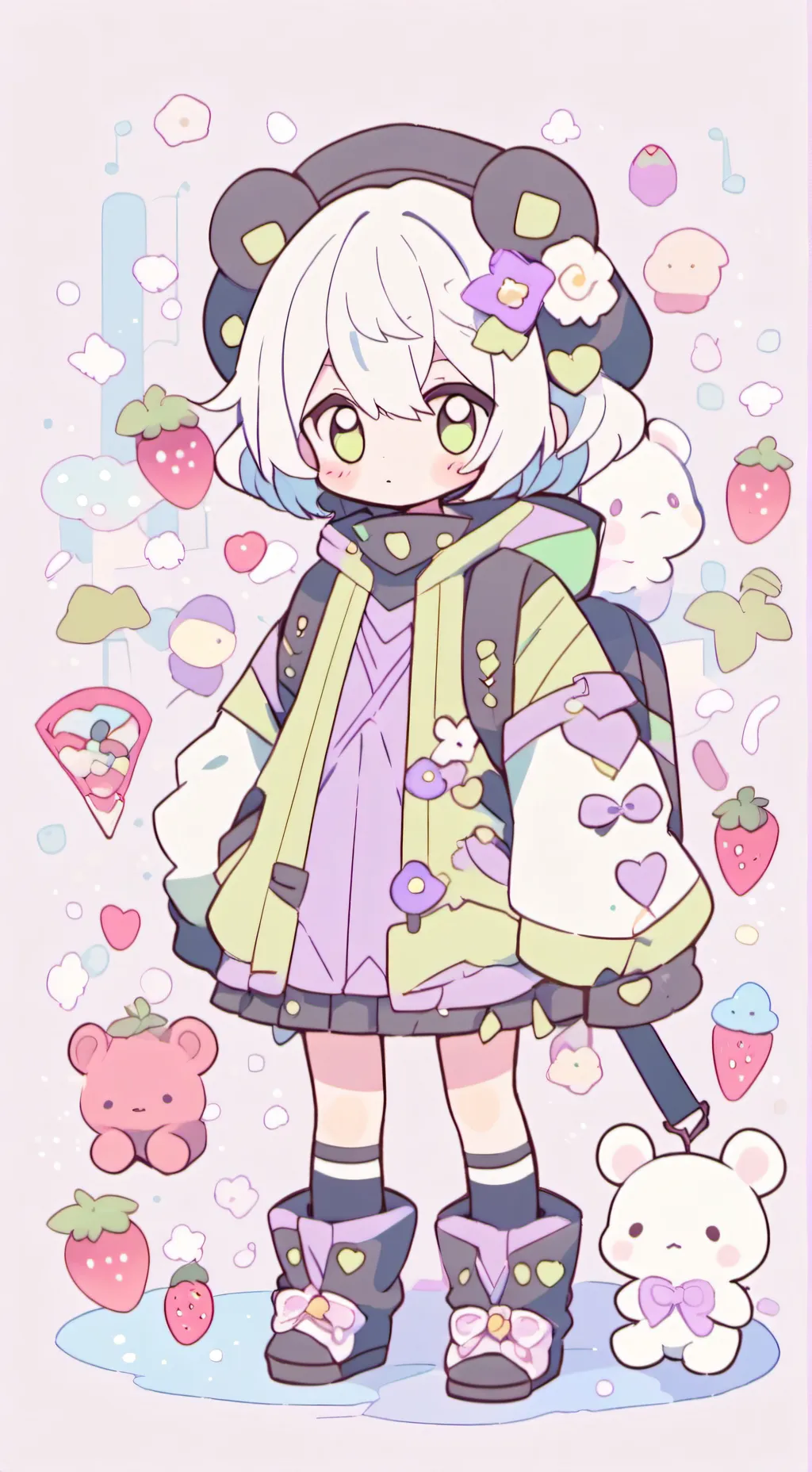 ai character: Jiafei 💅✨✨👹👹 background