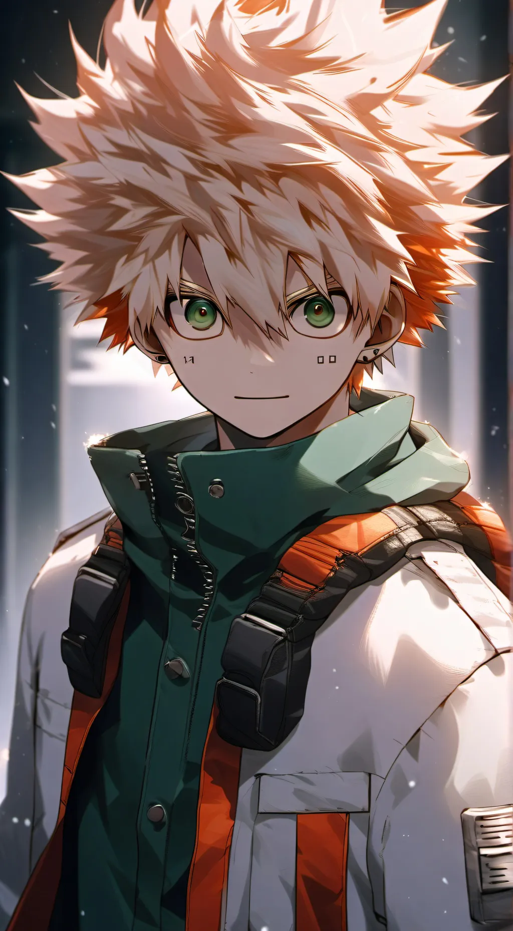 ai character: Katsuki Bakugo background