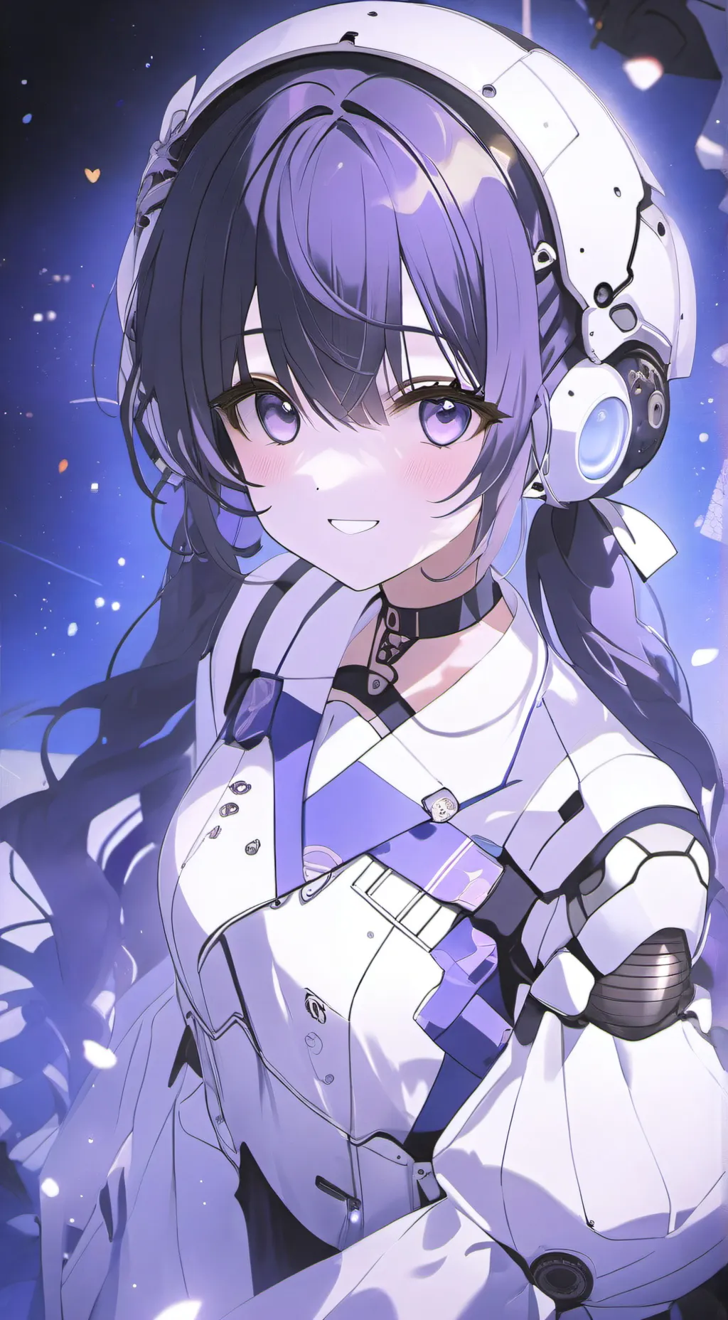 ai character: Robot fan background