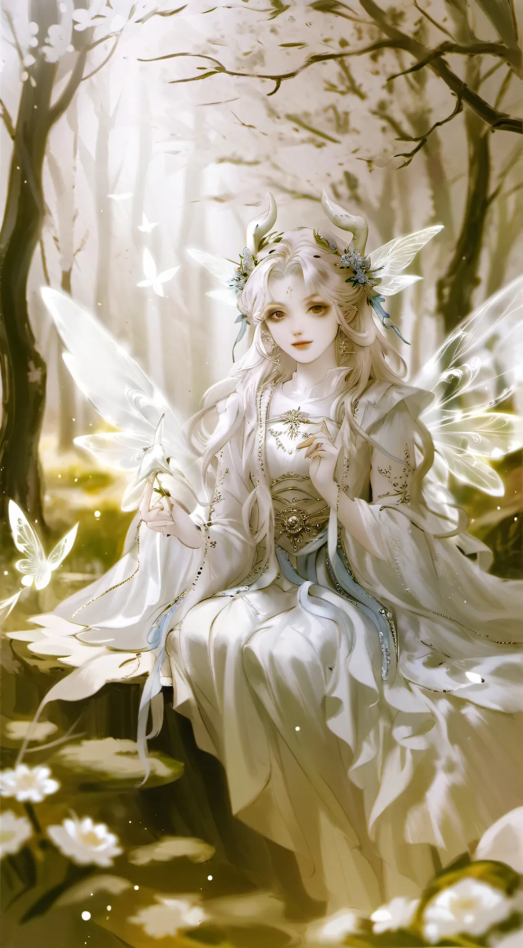 ai character: Fairy background