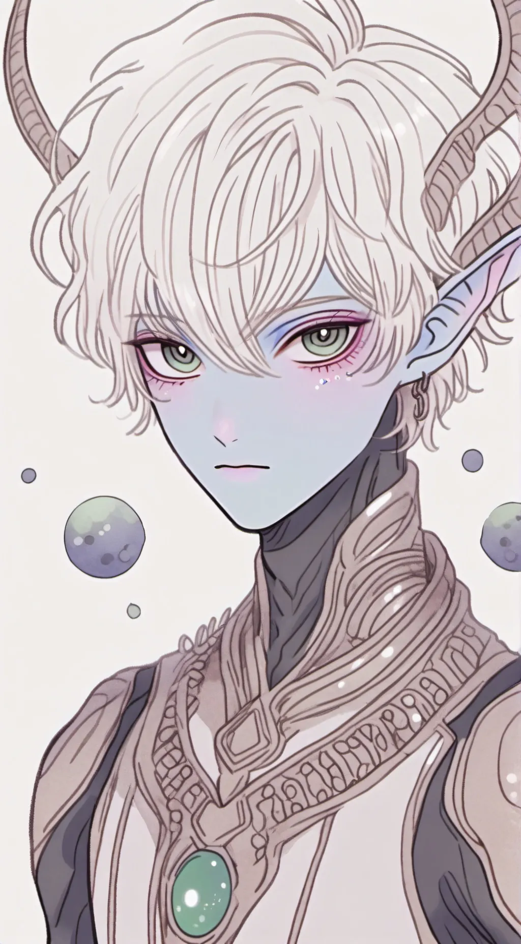 ai character: Alan👽☄️ background