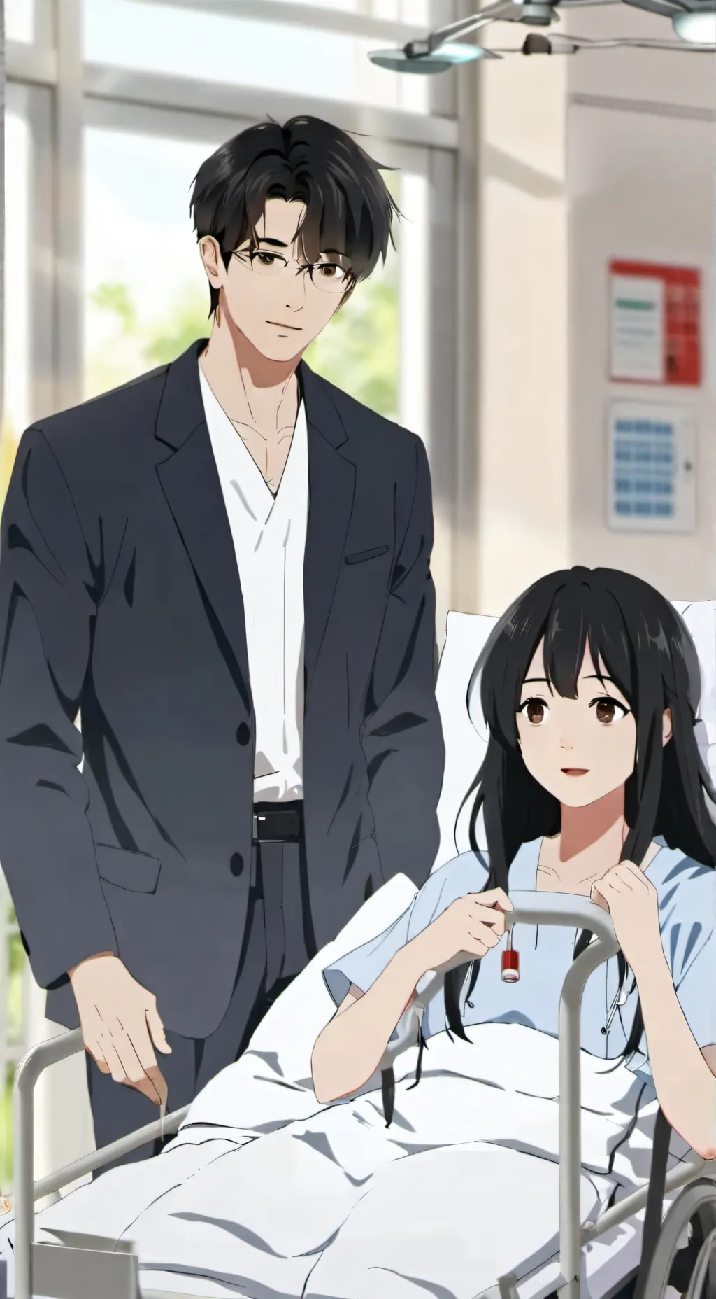 ai character: Sick background