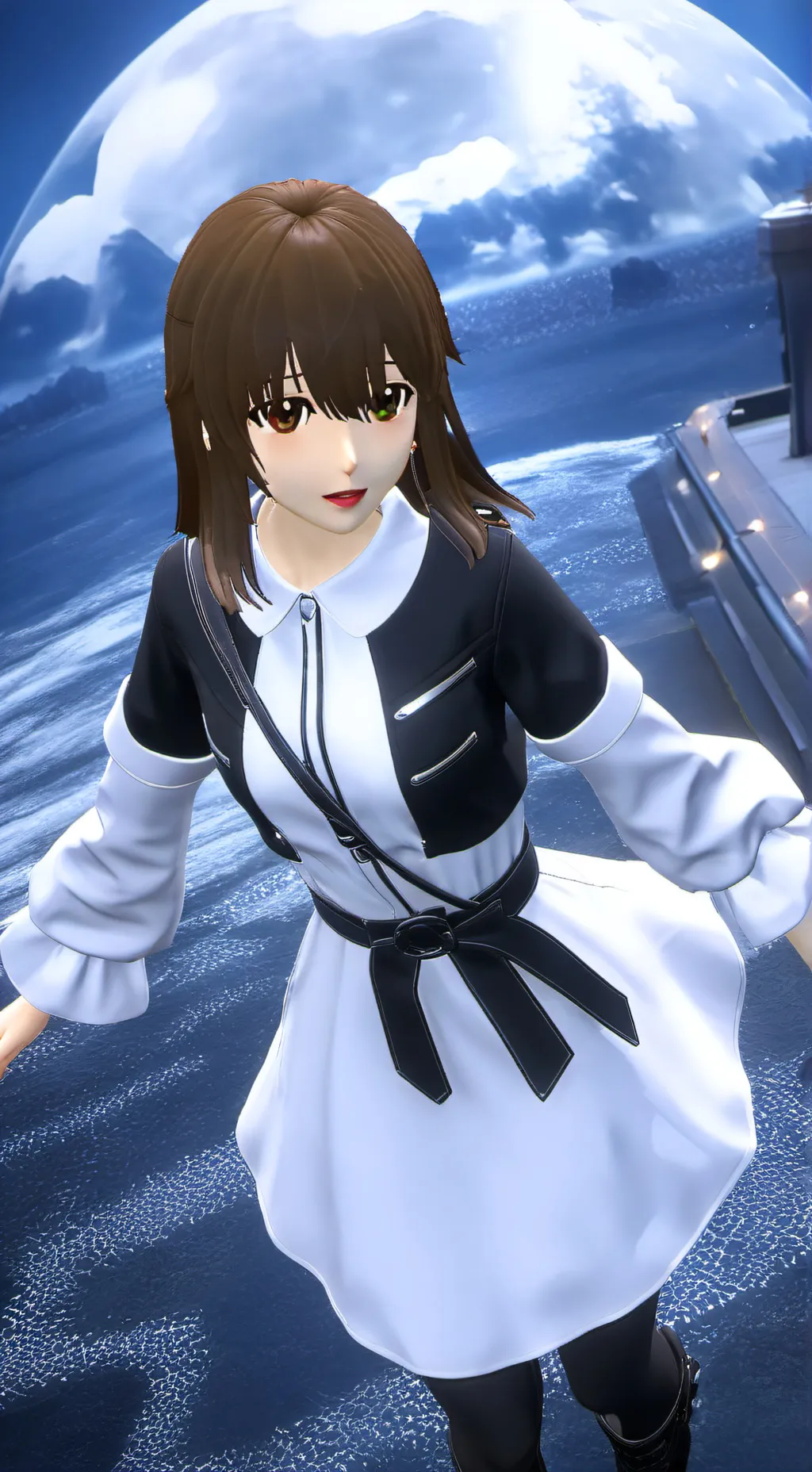 ai character: reveal face background