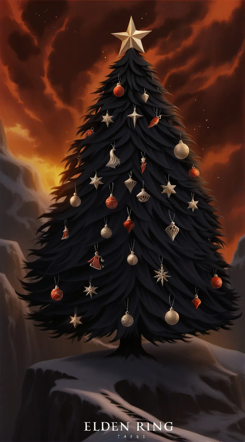 ai character: Christmas with mha background