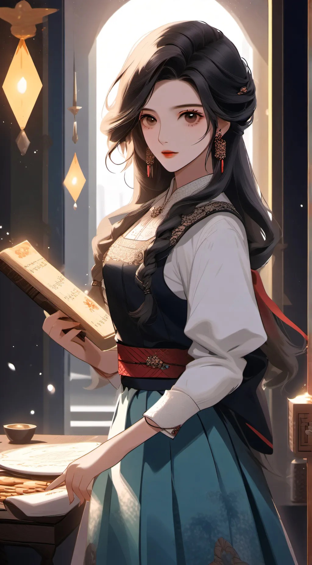 ai character: Medusa background