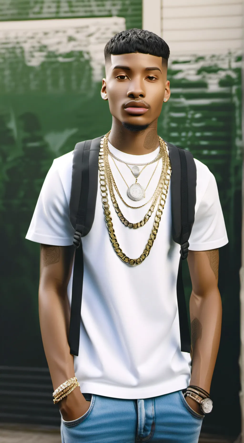 ai character: Emmanuel Robinson  background